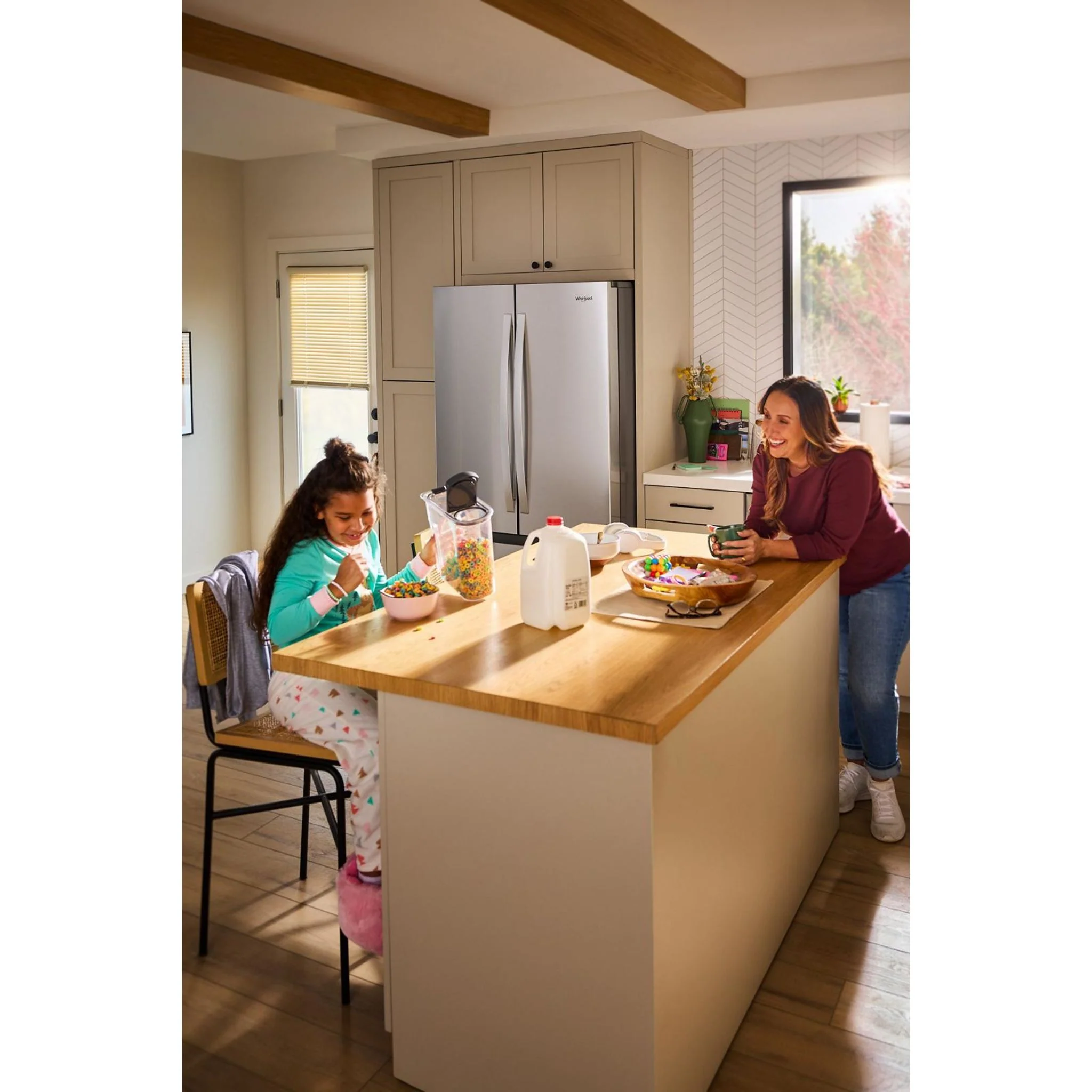 Whirlpool 36-Inch French Door Refrigerator with Ice Maker - 31 cu. ft. -Fingerprint Resistant Stainless Steel (WRFF3136SZ) - Image 14