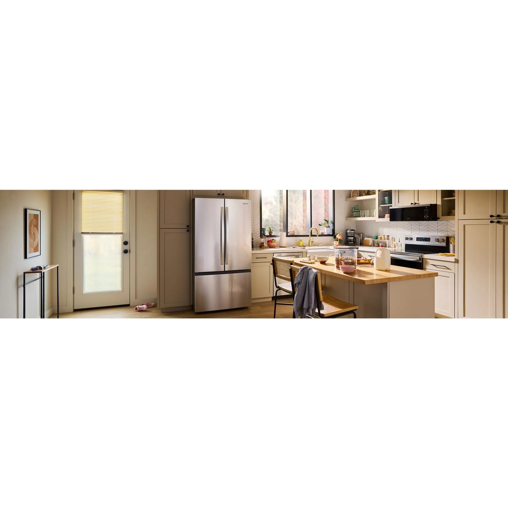 Whirlpool 36-Inch French Door Refrigerator with Ice Maker - 31 cu. ft. -Fingerprint Resistant Stainless Steel (WRFF3136SZ) - Image 18