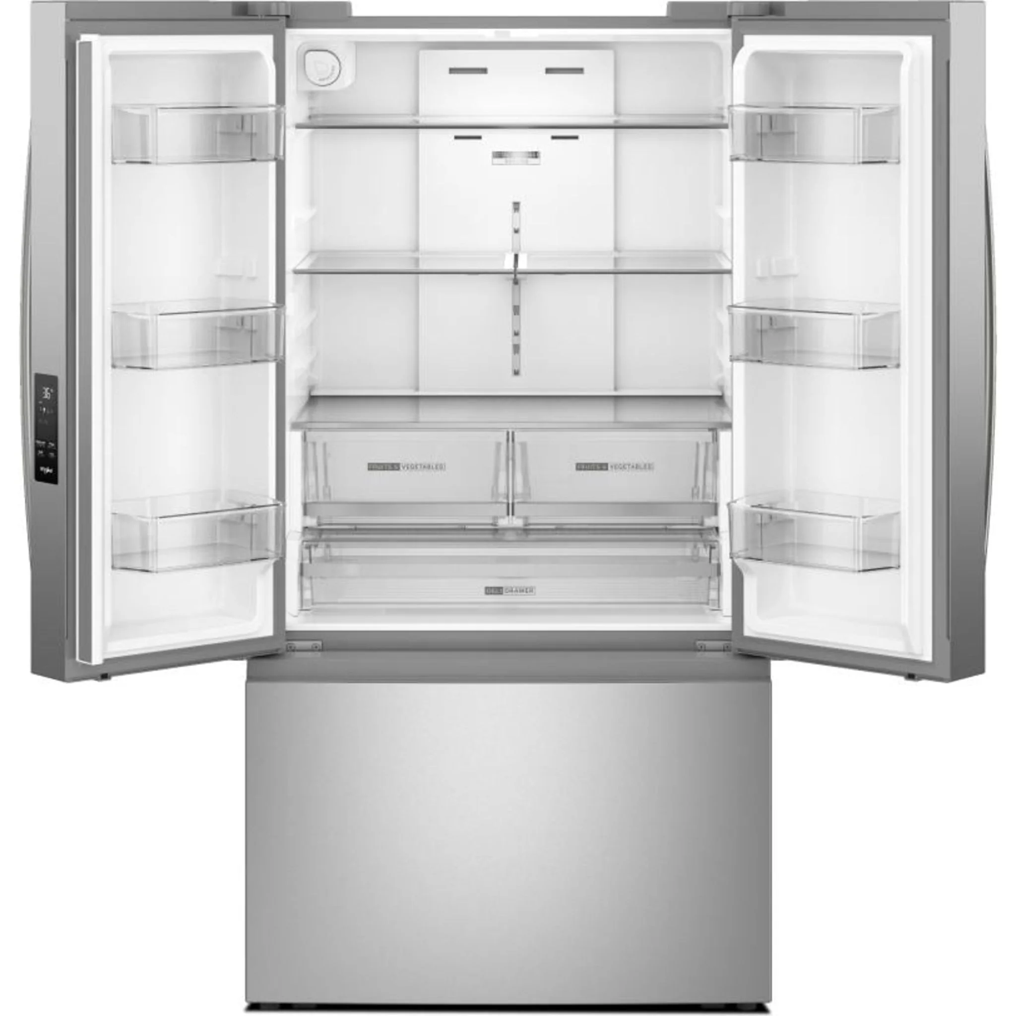 Whirlpool 36-Inch French Door Refrigerator with Ice Maker - 31 cu. ft. -Fingerprint Resistant Stainless Steel (WRFF3136SZ) - Image 30