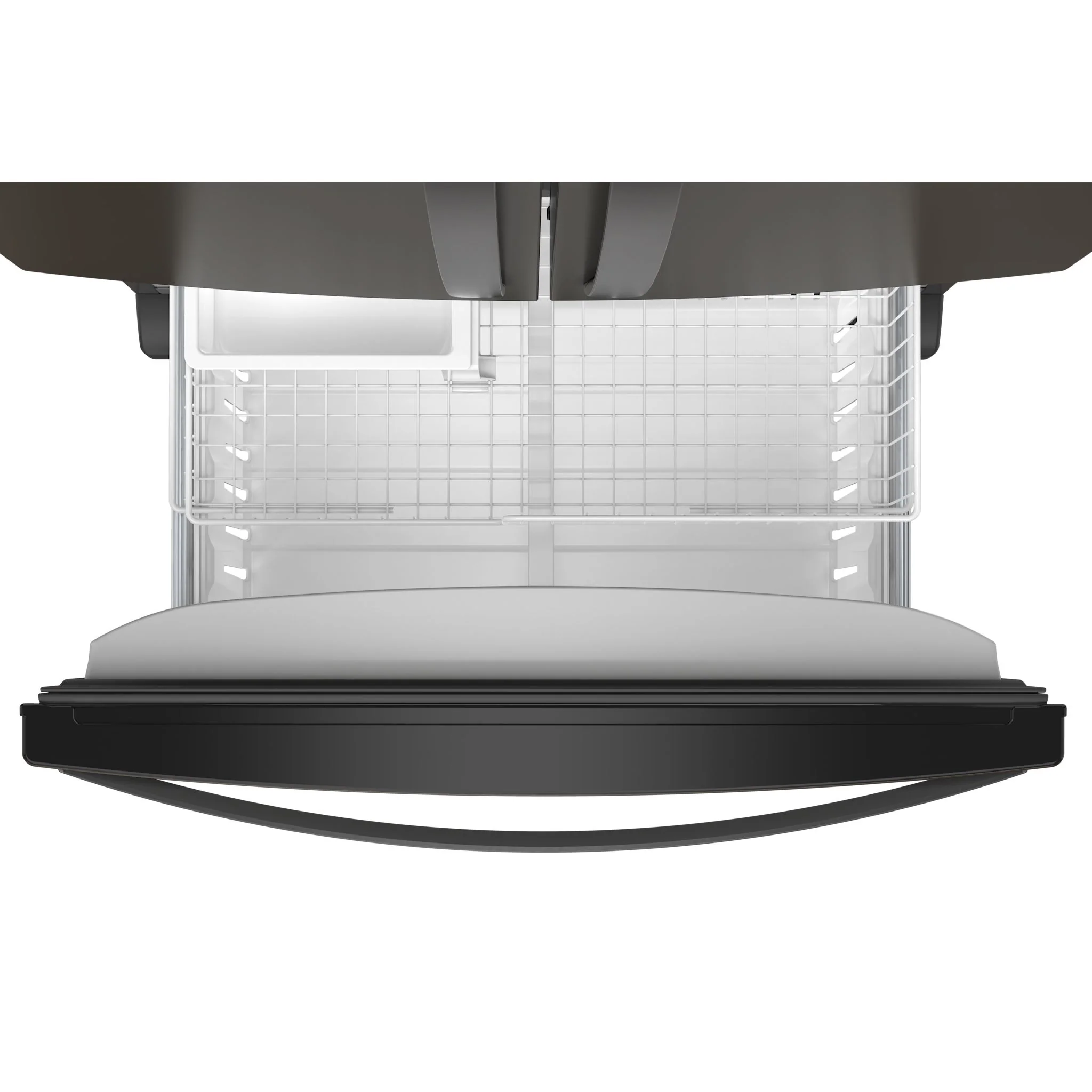 Whirlpool  Full-Depth French Door Bottom Mount Refrigerator - Black Stainless (WRFF3236RV) - Image 4