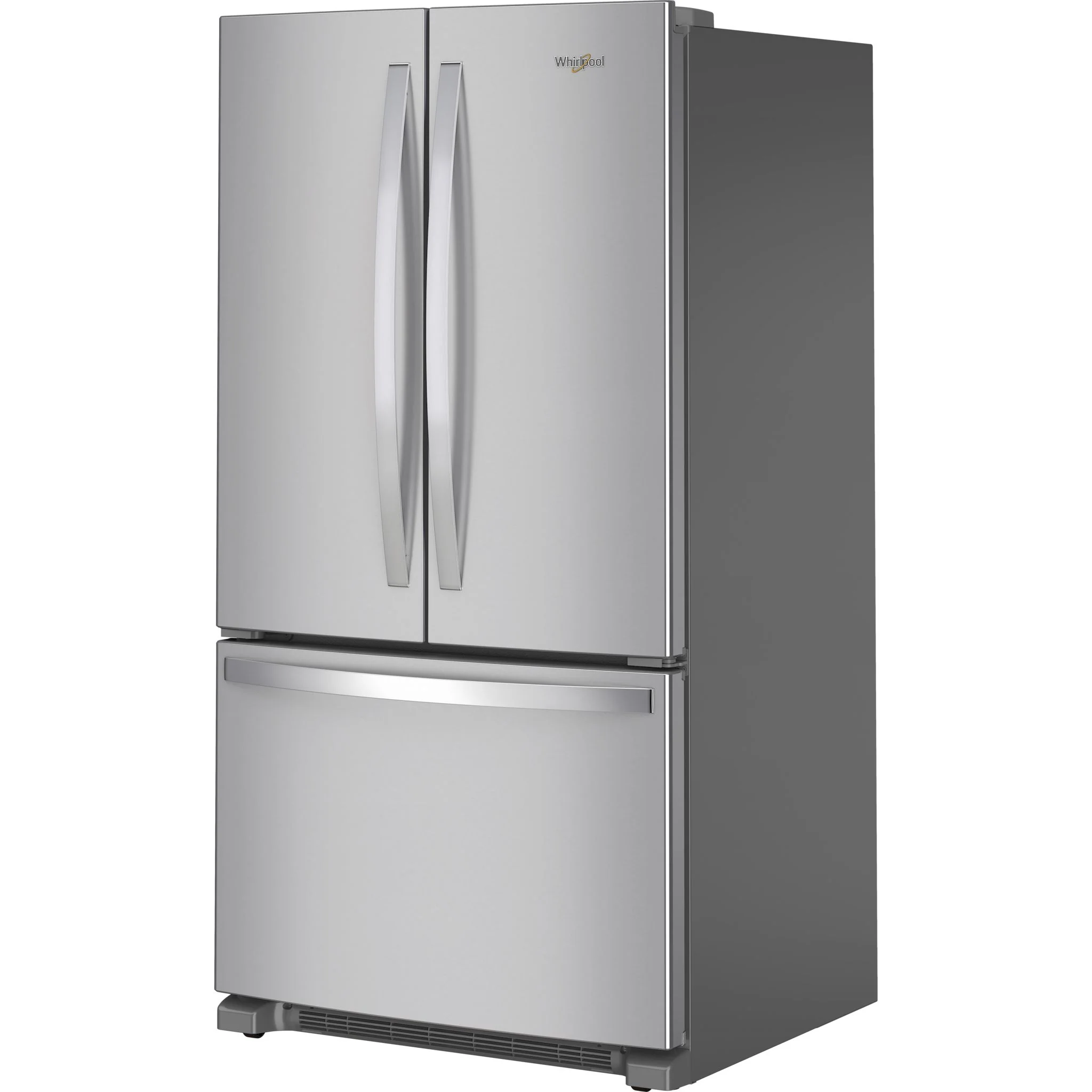 Whirlpool  Full-Depth French Door Bottom Mount Refrigerator - Fingerprint Resistant Stainless Steel (WRFF3236RZ) - Image 2