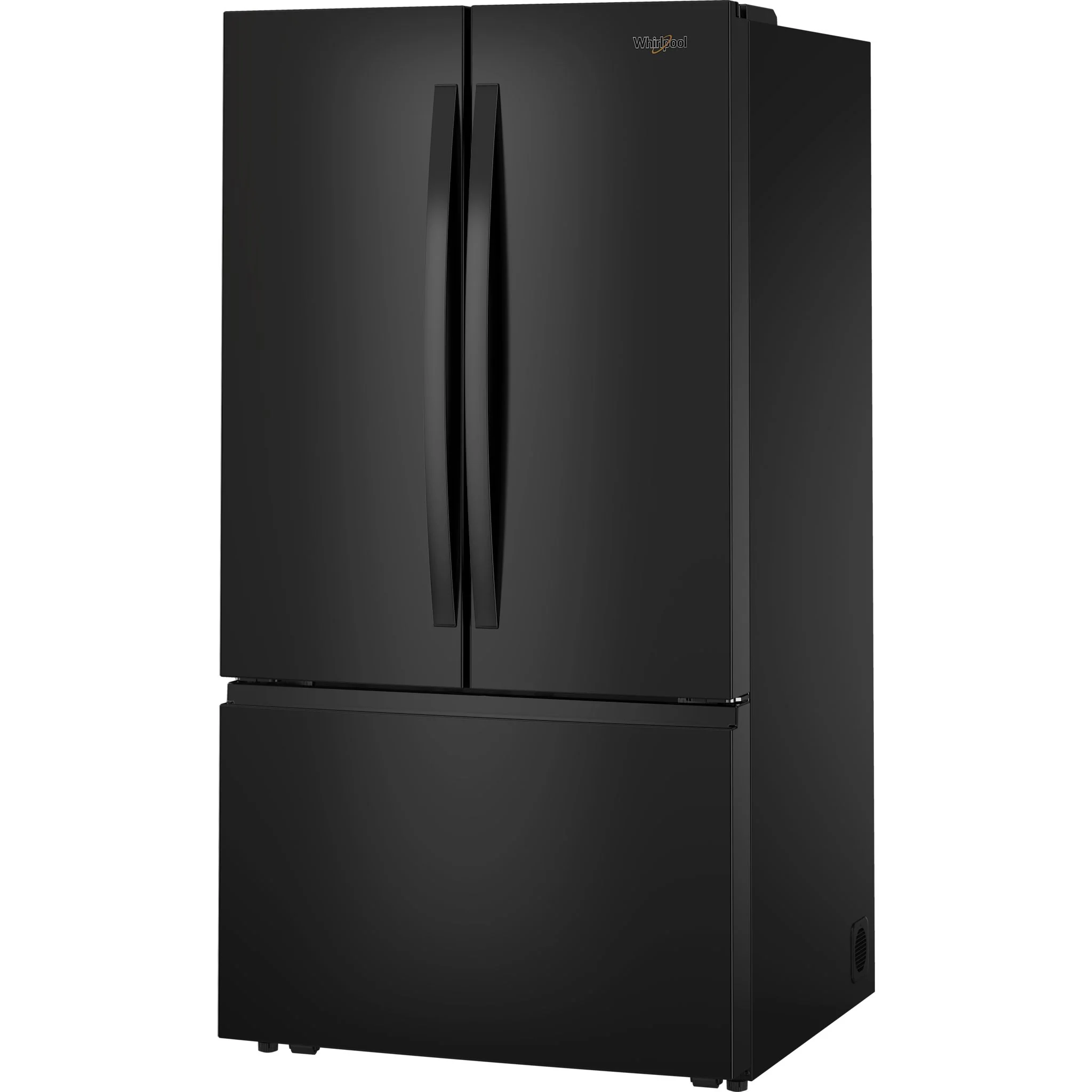 Whirlpool 36-Inch French Door Refrigerator with Interior Water Dispenser - 31 cu. ft. -Black (WRFF3336SB) - Image 3