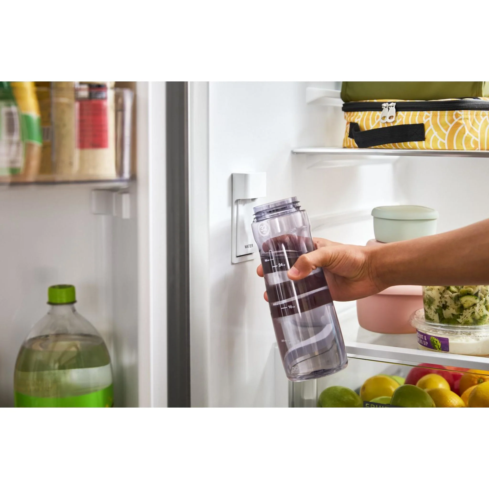 Whirlpool 36-Inch French Door Refrigerator with Interior Water Dispenser - 31 cu. ft. -White (WRFF3336SW) - Image 22