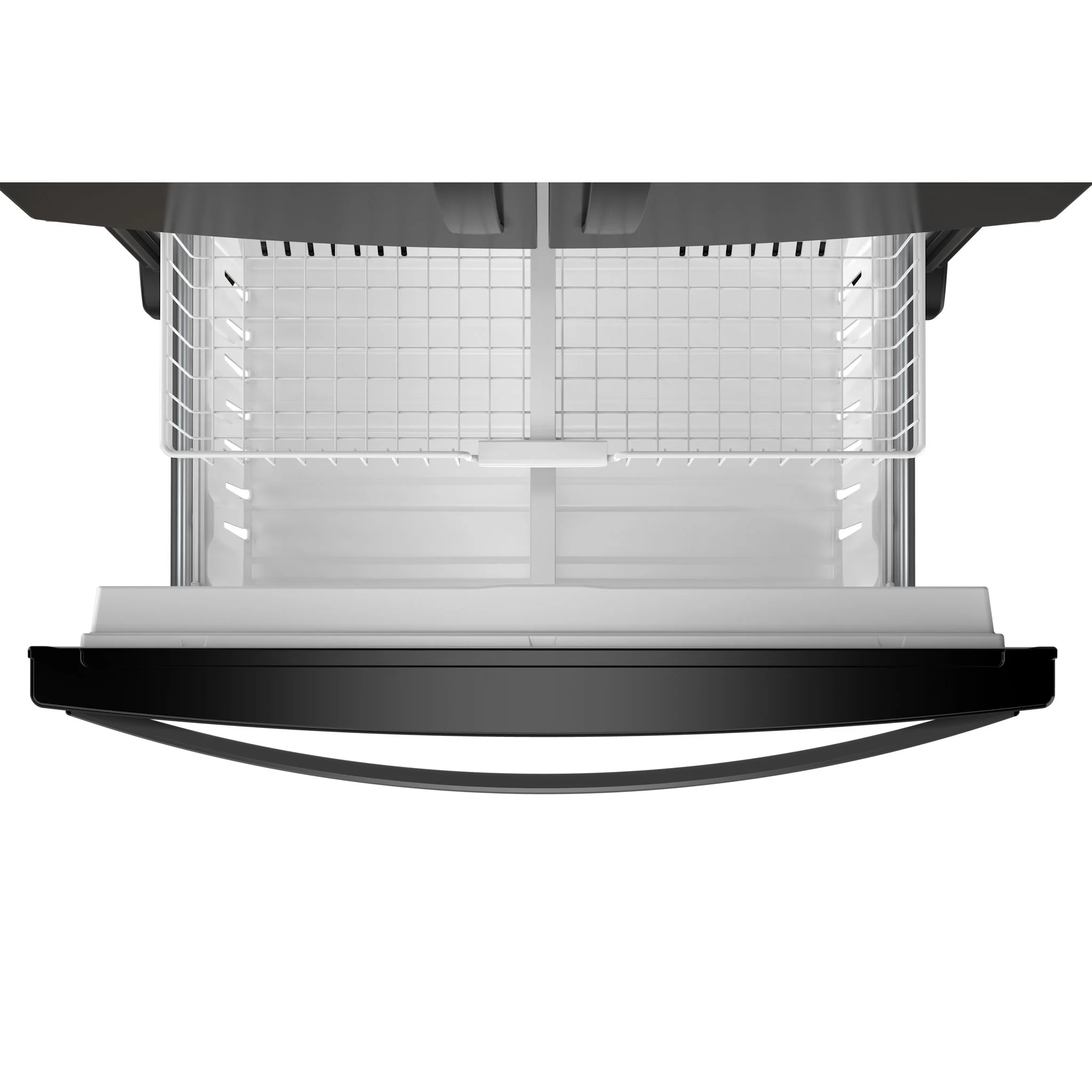 Whirlpool  36" Wide French Door Bottom Mount Refrigerator - Black (WRFF3436RB) - Image 5