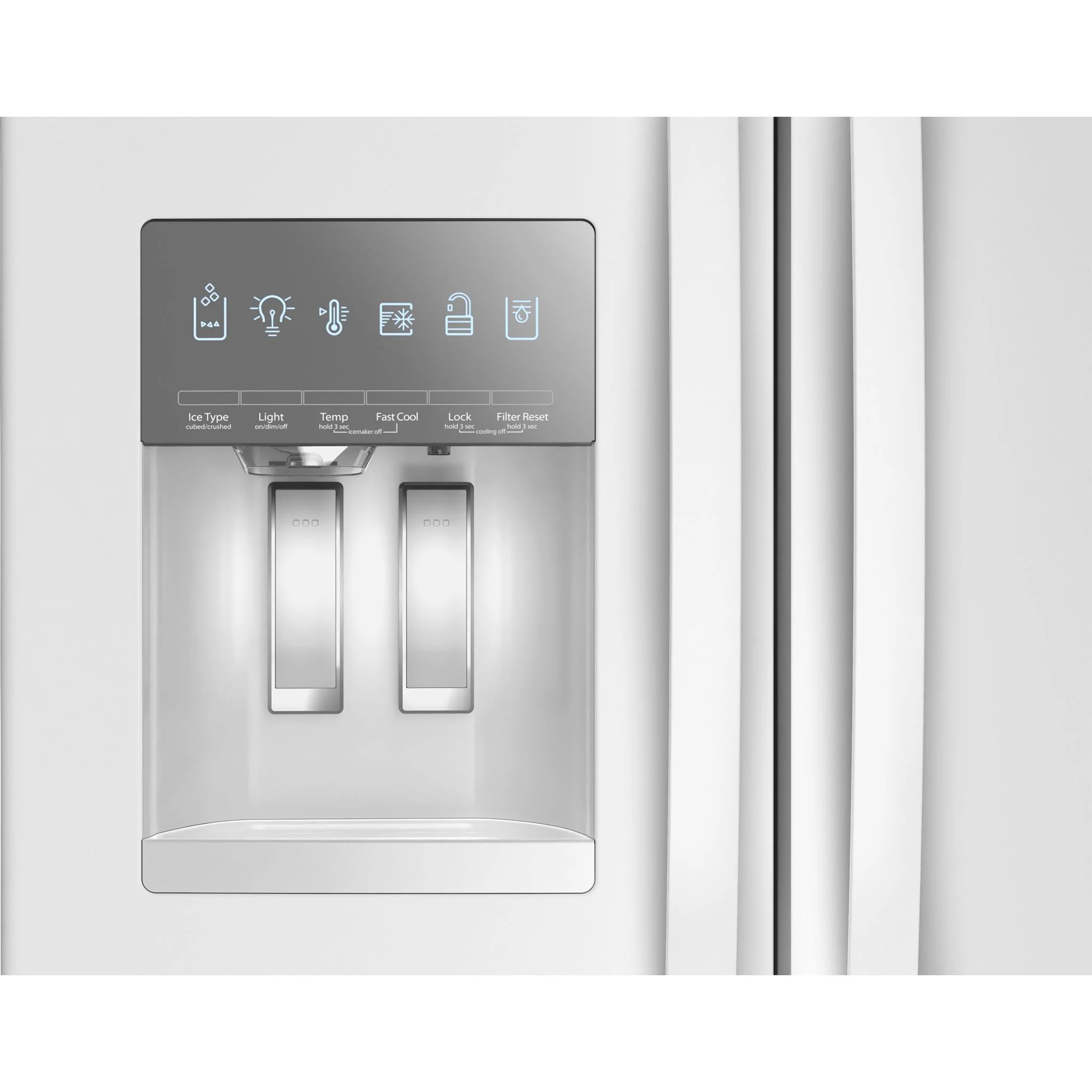Whirlpool 36" Wide French Door Bottom Mount Refrigerator - 25 cu.ft. - White (WRFF3436RW) - Image 6