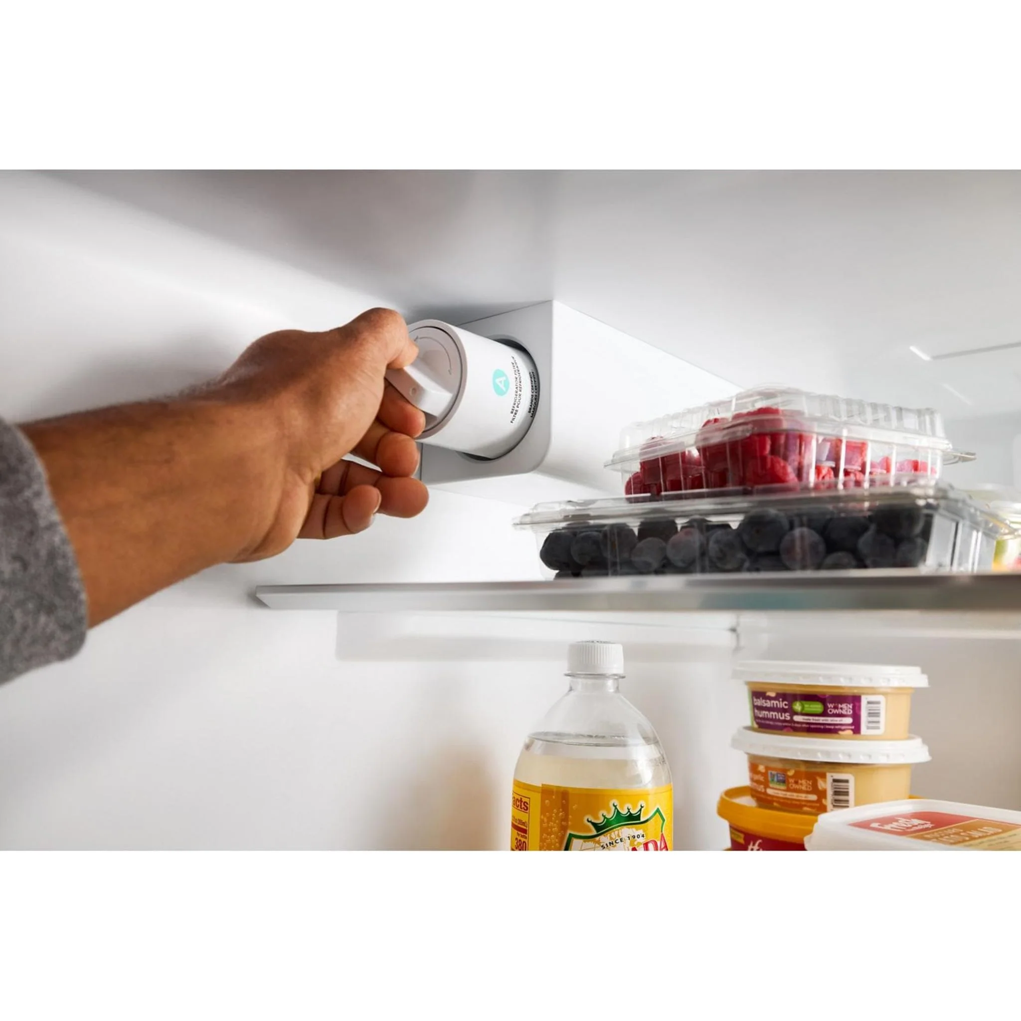 Whirlpool 36-Inch French Door Refrigerator with In-Door Water and Ice Maker - 30 cu. ft. -White (WRFF3536SW) - Image 12