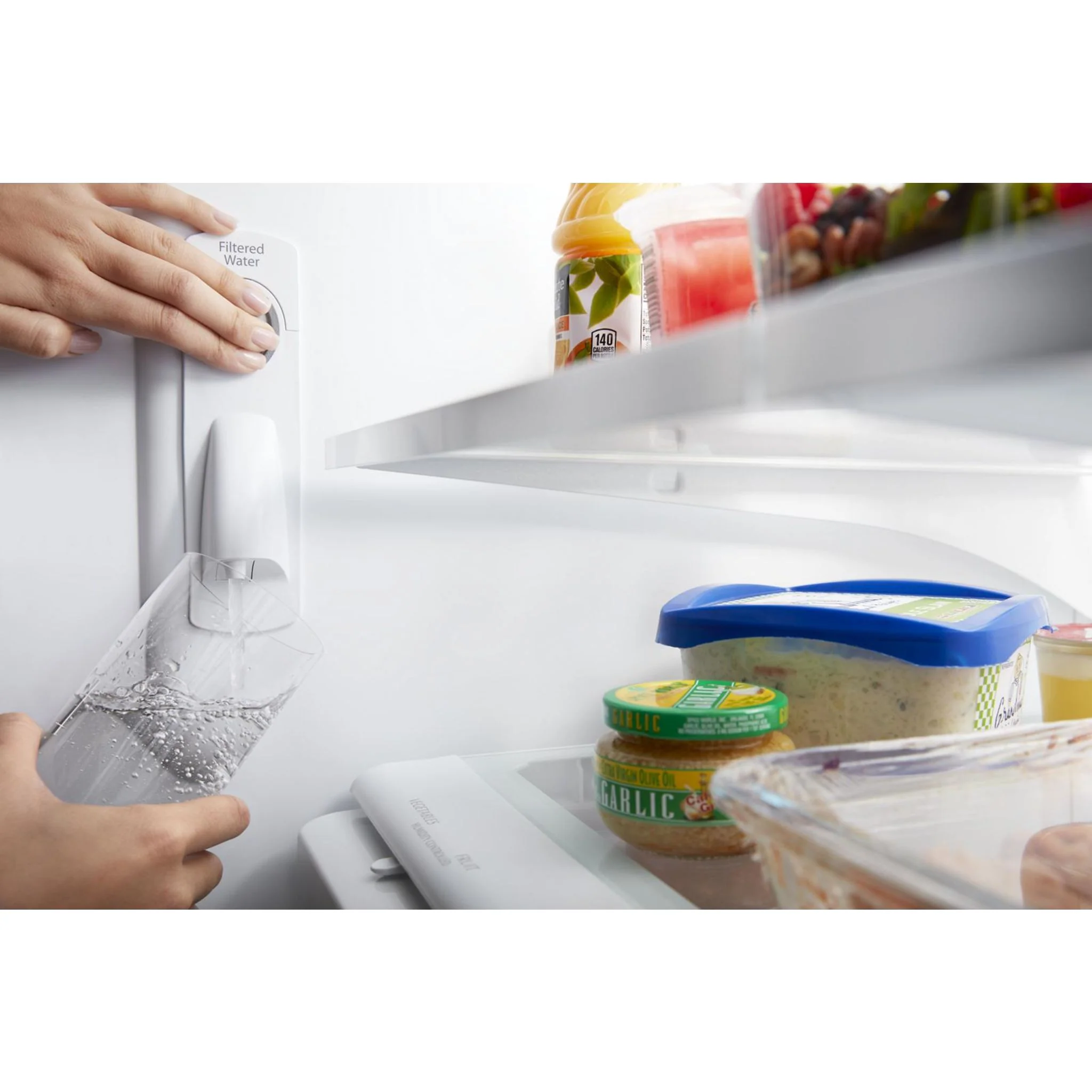 Whirlpool 33-inch Wide French Door Refrigerator - 22 cu. ft. -Black Stainless (WRFF5333PV) - Image 9