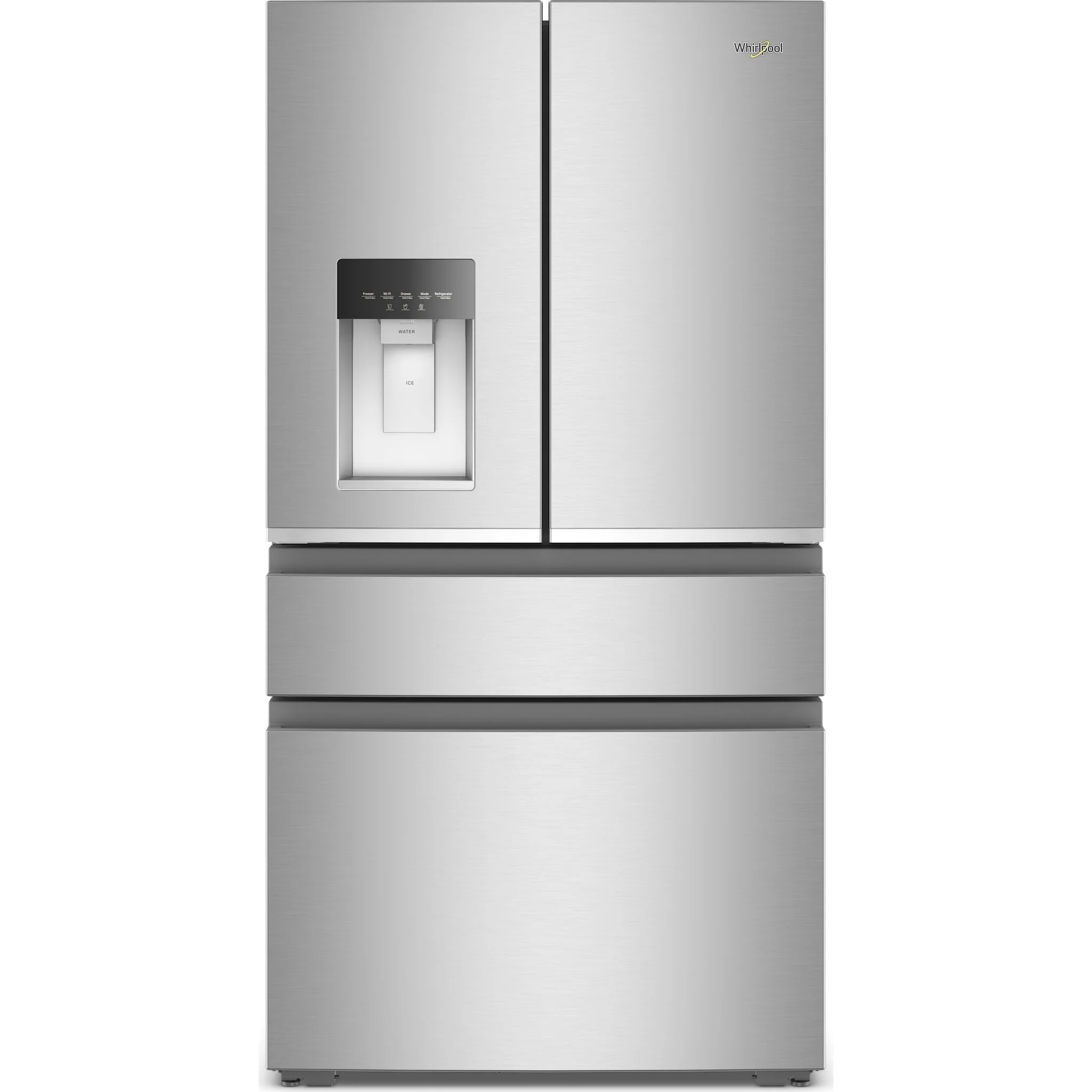Whirlpool 36-inch Wide True Counter Depth 4-Door French Door Refrigerator - 22 cu. ft. -Fingerprint-Resistant Stainless Finish (WRMC5036RZ) - Image 2