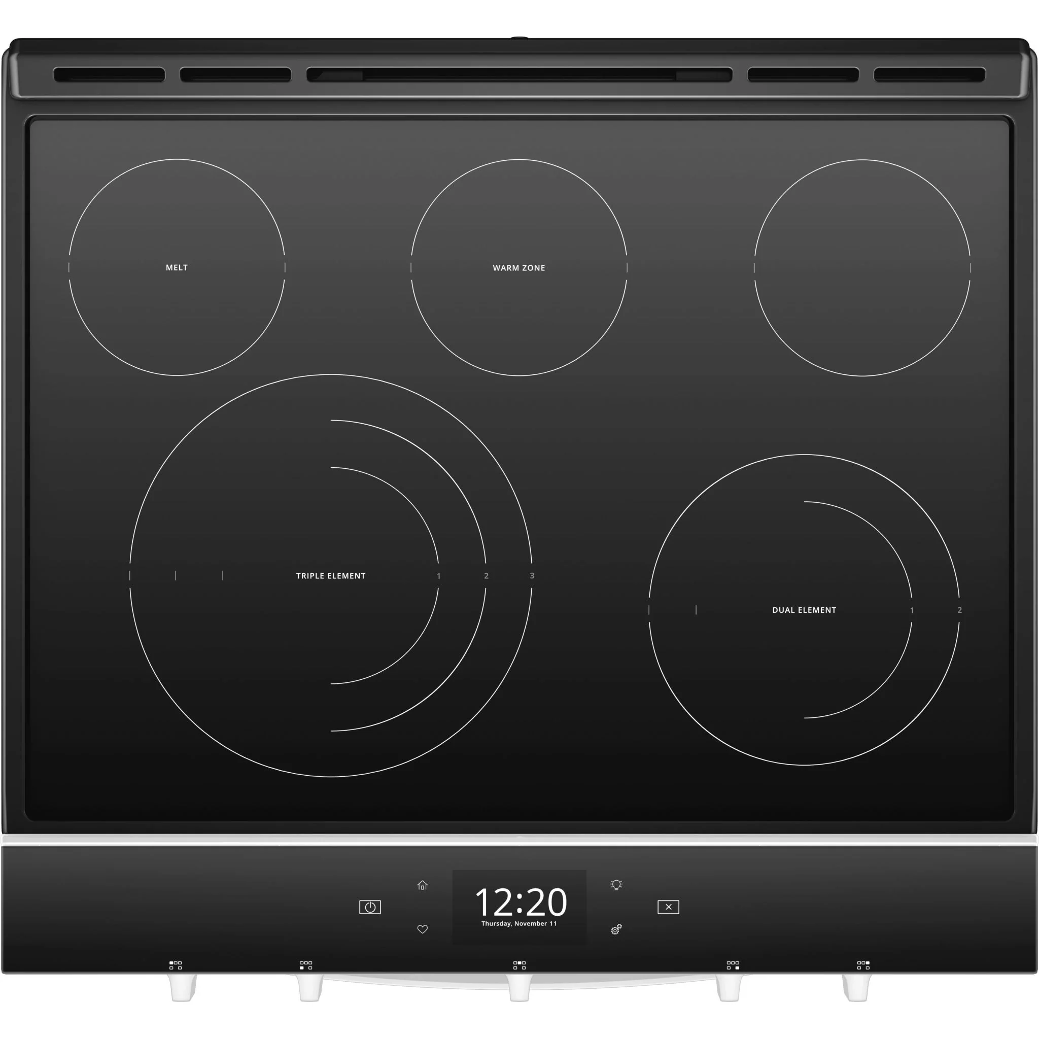 Whirlpool 6.4 cu.ft. Smart Slide-in Electric Range with Air Fry, when Connected - Black (YWEE750H0HB) - Image 5