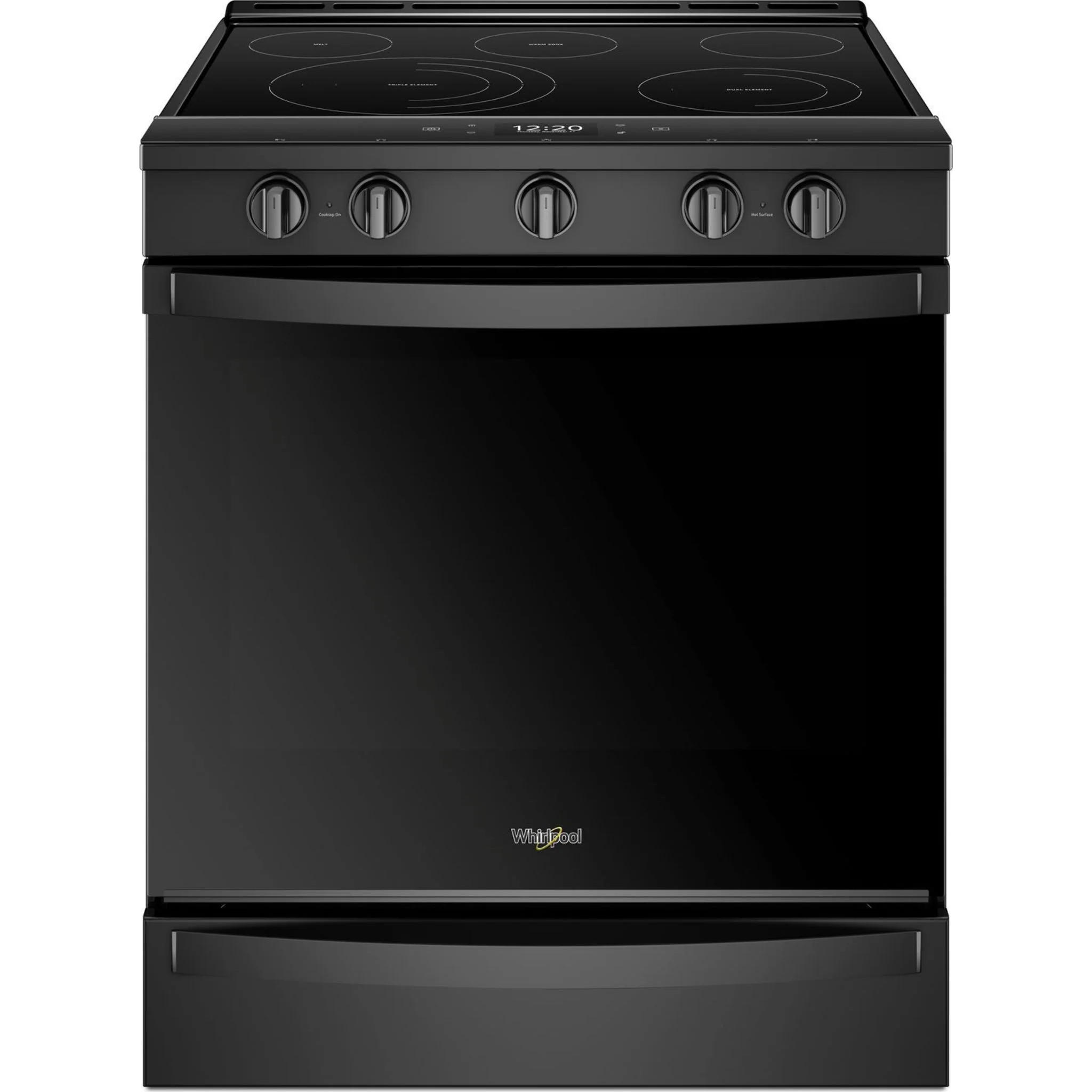 Whirlpool 6.4 cu.ft. Smart Slide-in Electric Range with Air Fry, when Connected - Black (YWEE750H0HB) - Image 7