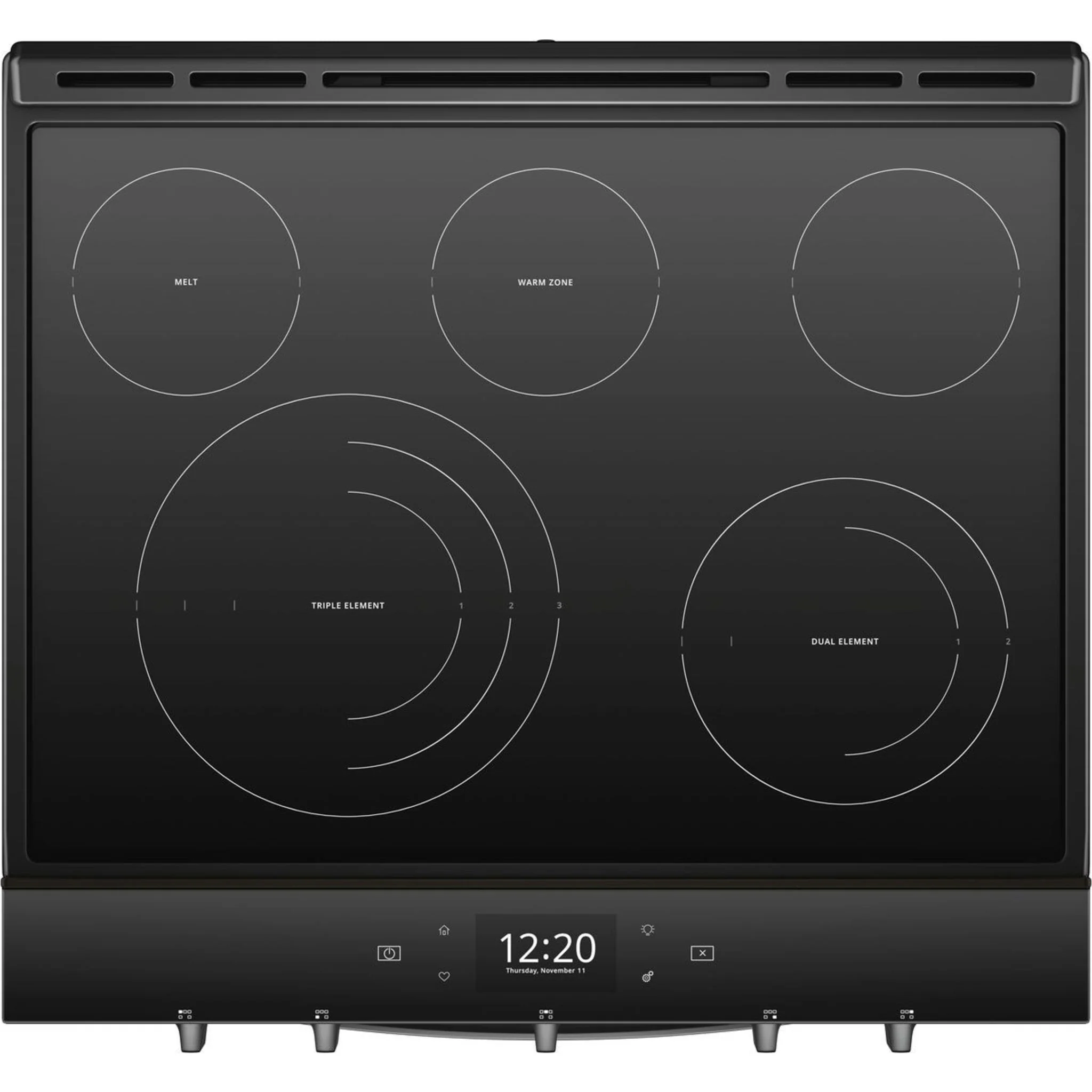 Whirlpool 6.4 cu.ft. Smart Slide-in Electric Range with Air Fry, when Connected - Black Stainless (YWEE750H0HV) - Image 15