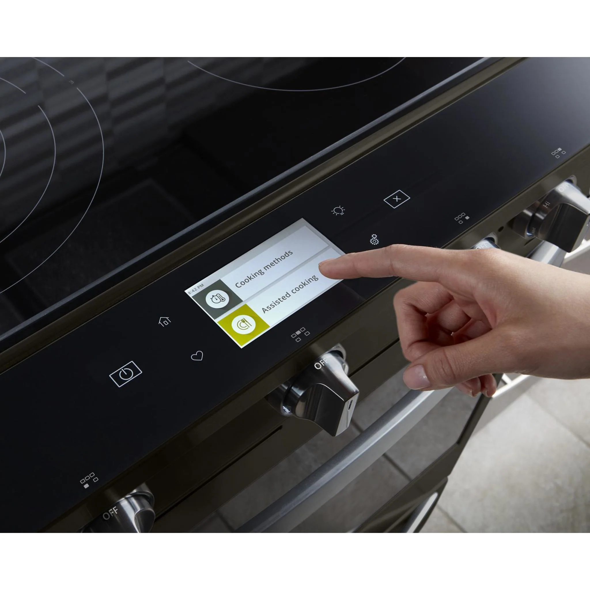 Whirlpool 6.4 cu.ft. Smart Slide-in Electric Range with Air Fry, when Connected - Black Stainless (YWEE750H0HV) - Image 20