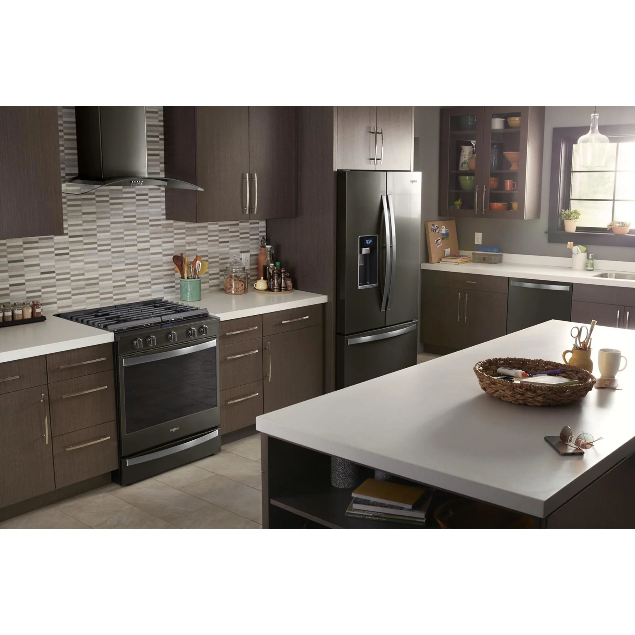 Whirlpool 6.4 cu.ft. Smart Slide-in Electric Range with Air Fry, when Connected - Black Stainless (YWEE750H0HV) - Image 23