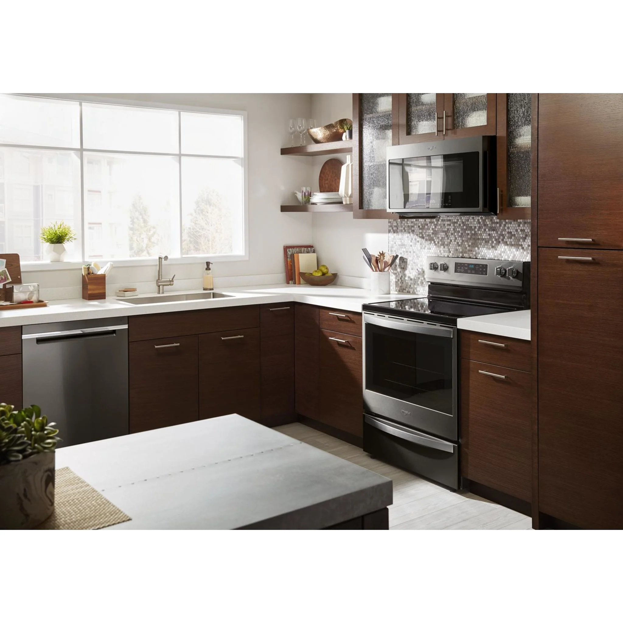 Whirlpool 6.4 cu.ft. Smart Slide-in Electric Range with Air Fry, when Connected - Black Stainless (YWEE750H0HV) - Image 25