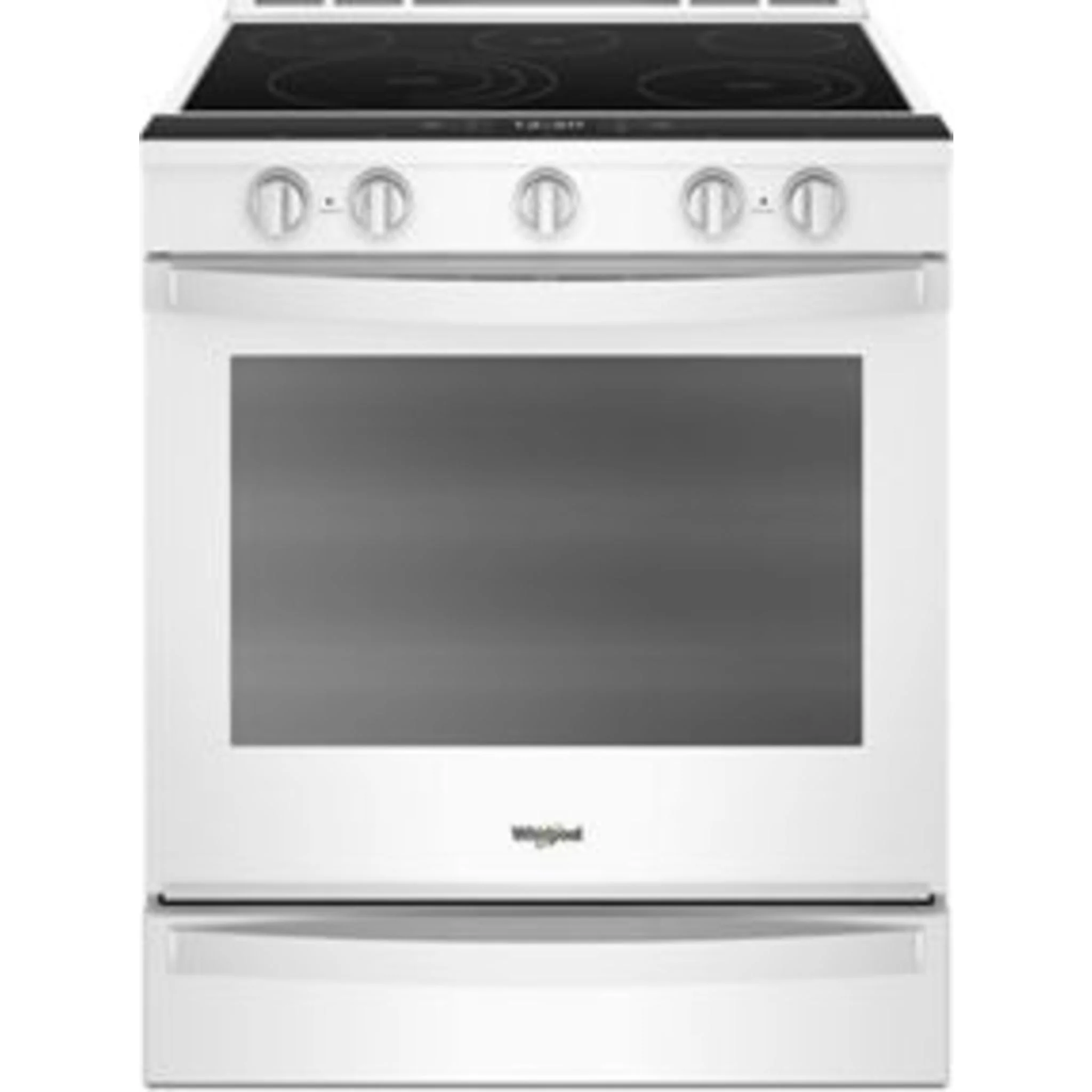 Whirlpool 6.4 cu.ft. Smart Slide-in Electric Range with Air Fry, when Connected - White (YWEE750H0HW) - Image 12