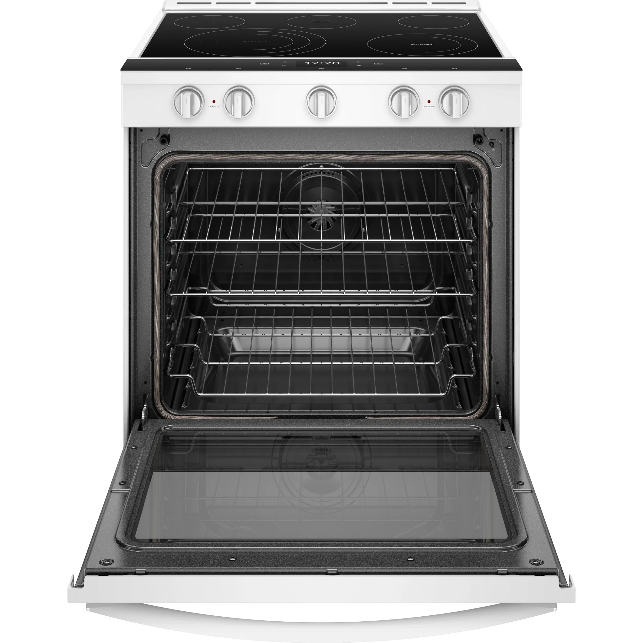 Whirlpool 6.4 cu.ft. Smart Slide-in Electric Range with Air Fry, when Connected - White (YWEE750H0HW) - Image 2