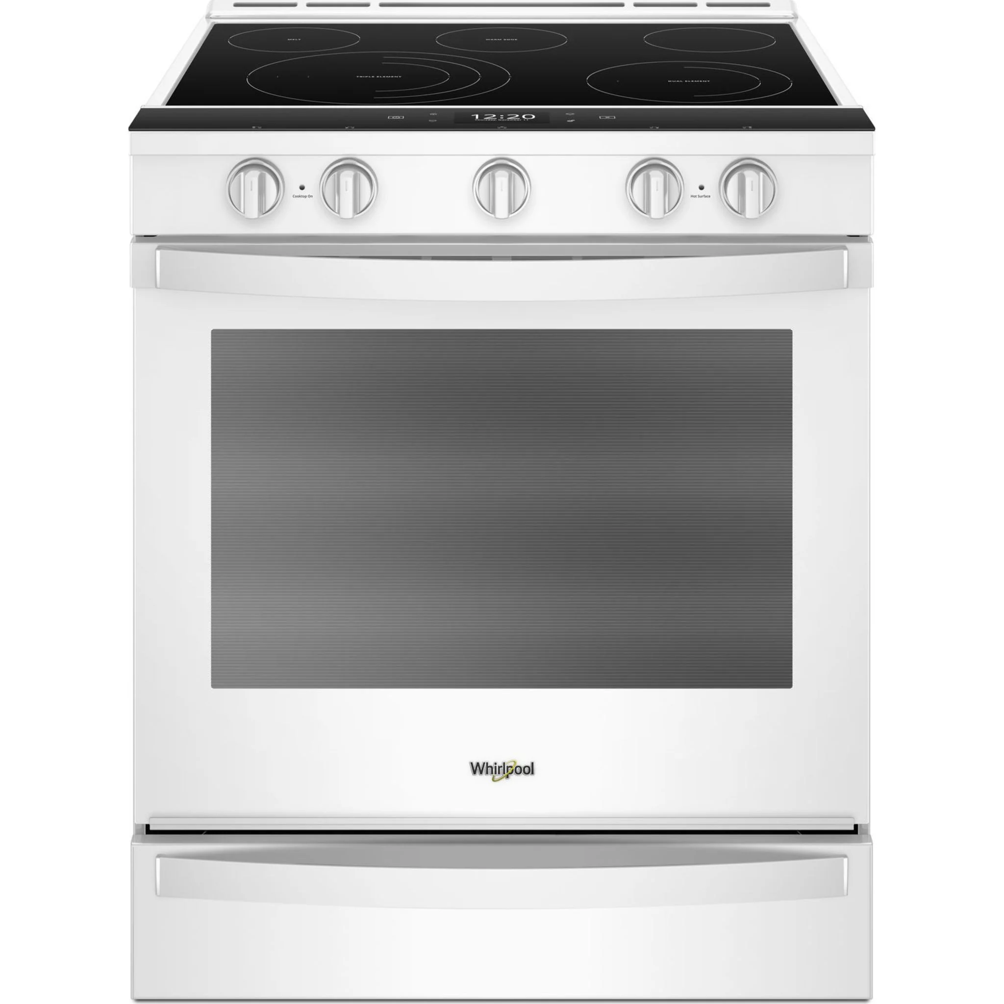 Whirlpool 6.4 cu.ft. Smart Slide-in Electric Range with Air Fry, when Connected - White (YWEE750H0HW) - Image 7