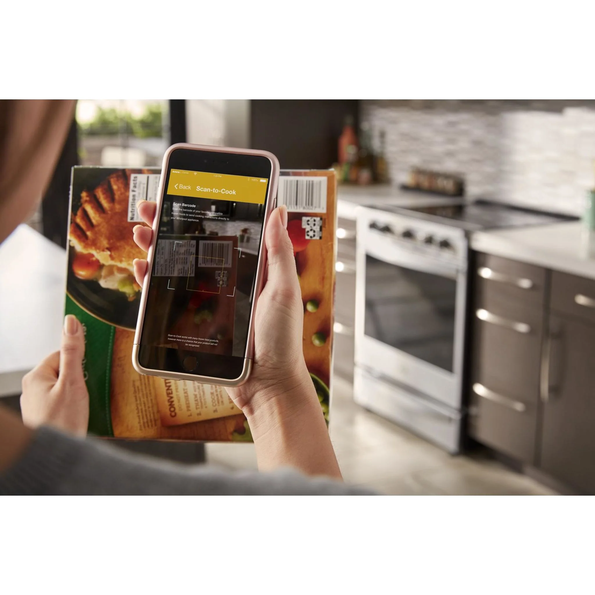 Whirlpool 6.4 cu.ft. Smart Slide-in Electric Range with Air Fry, when Connected - White (YWEE750H0HW) - Image 8