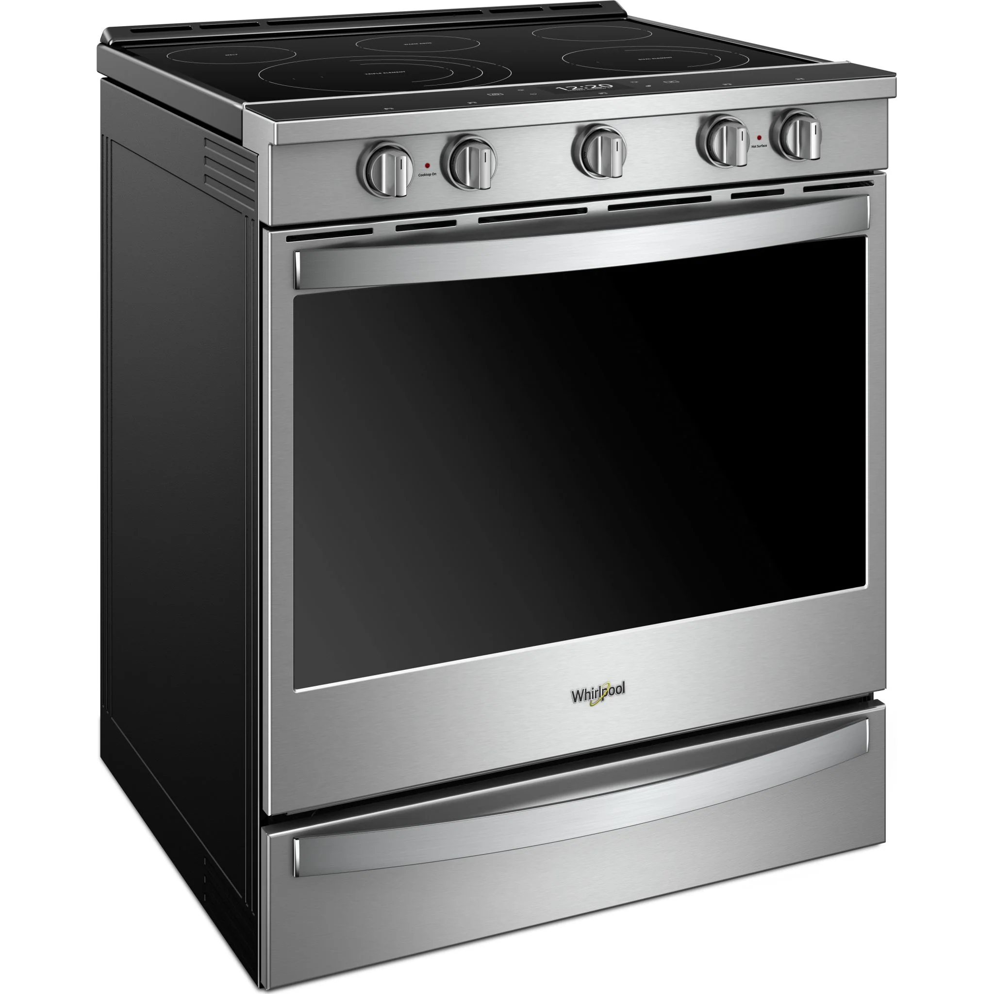 Whirlpool 6.4 cu.ft. Smart Slide-in Electric Range with Air Fry, when Connected - Stainless Steel (YWEE750H0HZ) - Image 2