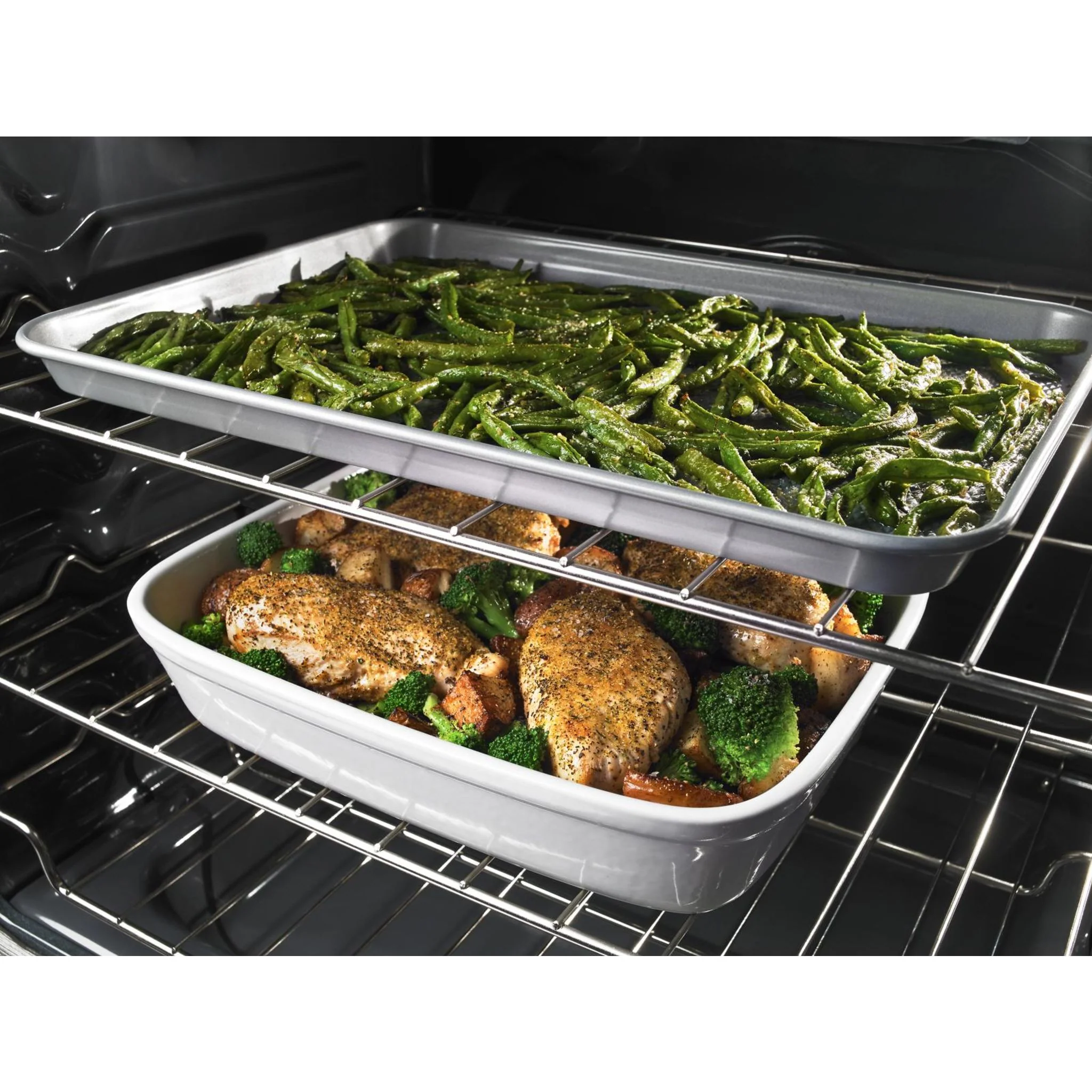 Whirlpool 6.4 cu.ft. Smart Slide-in Electric Range with Air Fry, when Connected - Stainless Steel (YWEE750H0HZ) - Image 32