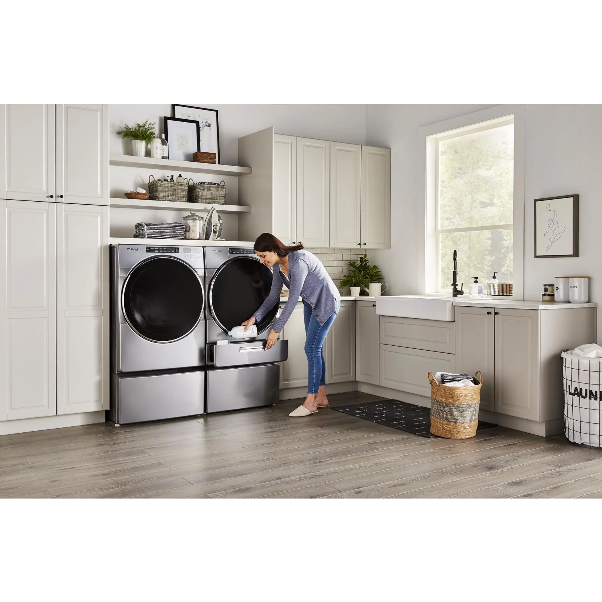 Whirlpool 7.4 cu. ft. Front Load Electric Dryer with Steam Cycles (YWED6620HC) - Image 14