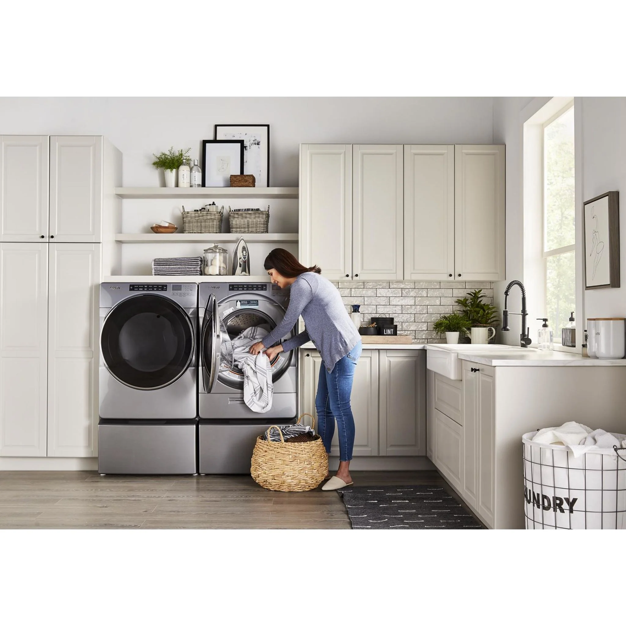 Whirlpool 7.4 cu. ft. Front Load Electric Dryer with Steam Cycles (YWED6620HC) - Image 5