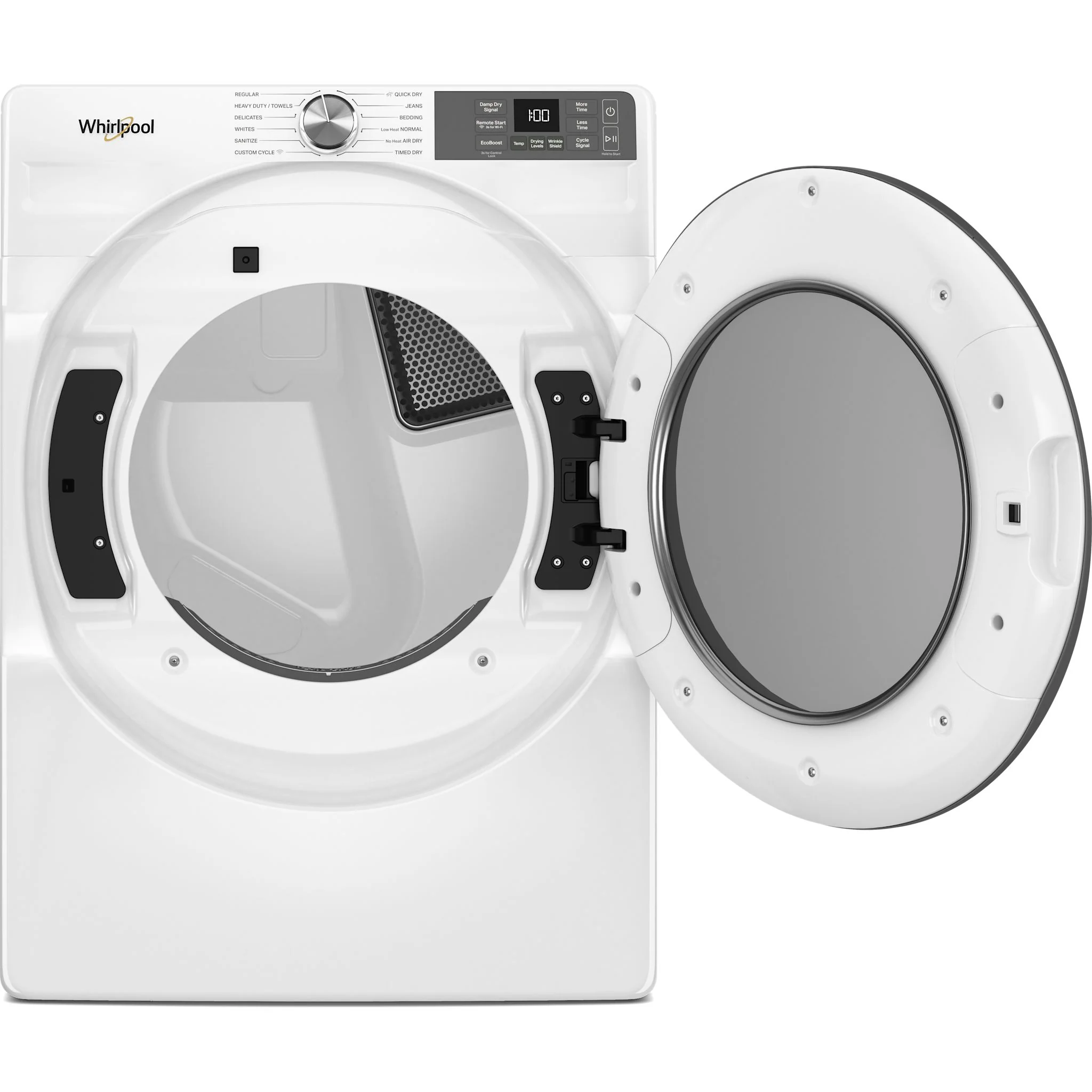 Whirlpool 7.4 cu. ft. Smart Front Load ENERGY STAR Certified Gas Dryer with Wrinkle ShieldOption -White (WGD5720RW) - Image 4