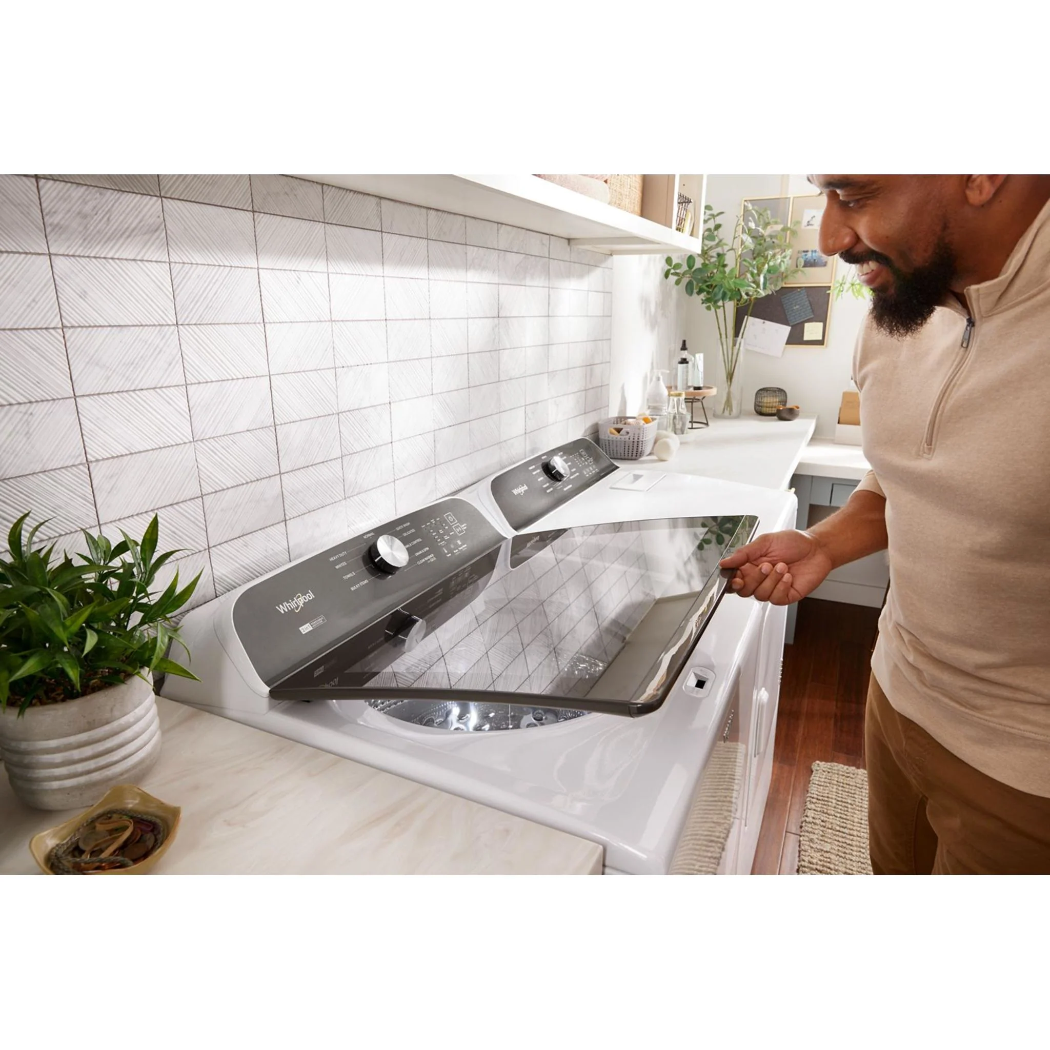 Whirlpool 7.0 Cu. Ft. Top Load Gas Dryer with Moisture Sensor -White (WGD6150PW) - Image 24
