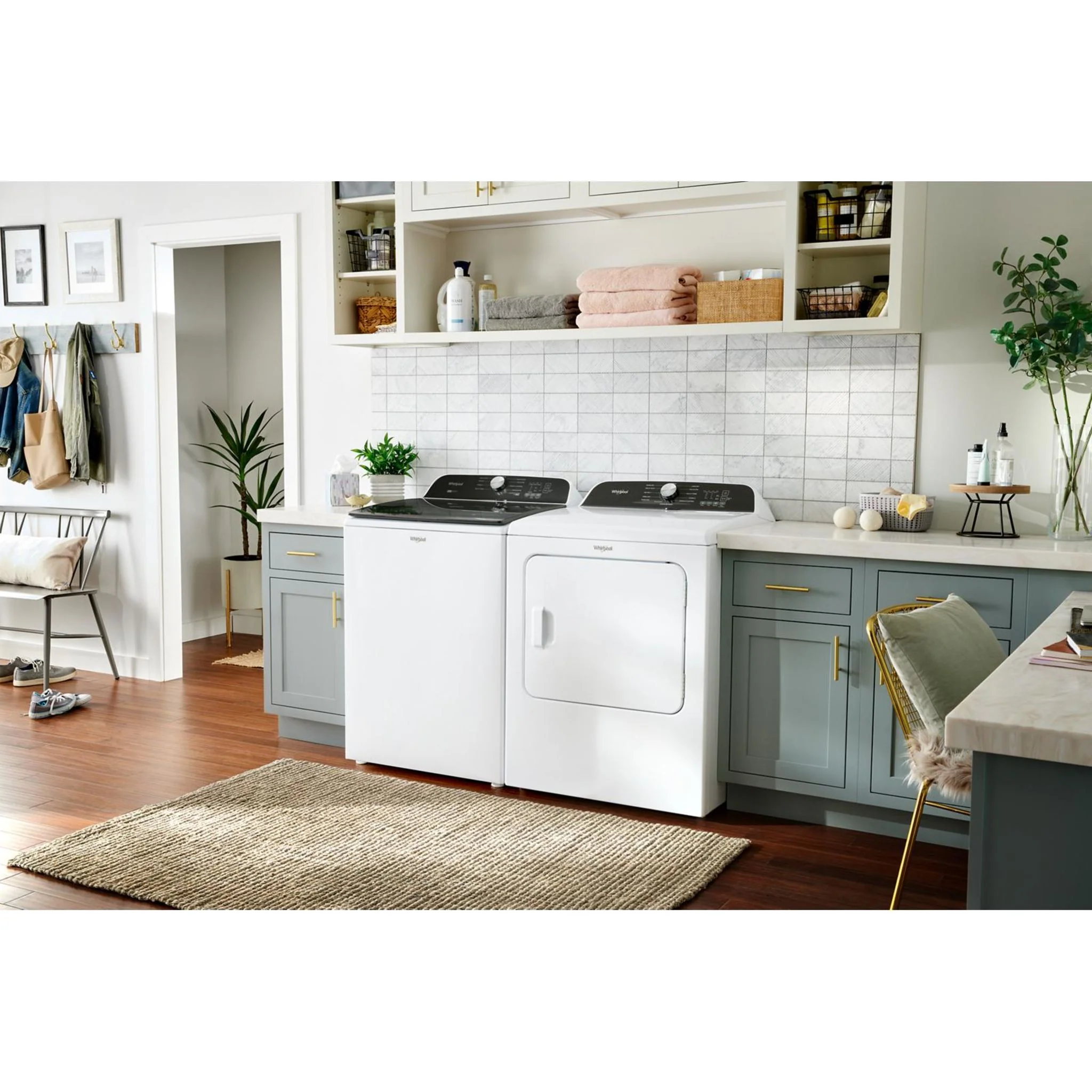Whirlpool 7.0 Cu. Ft. Top Load Gas Dryer with Moisture Sensor -White (WGD6150PW) - Image 25
