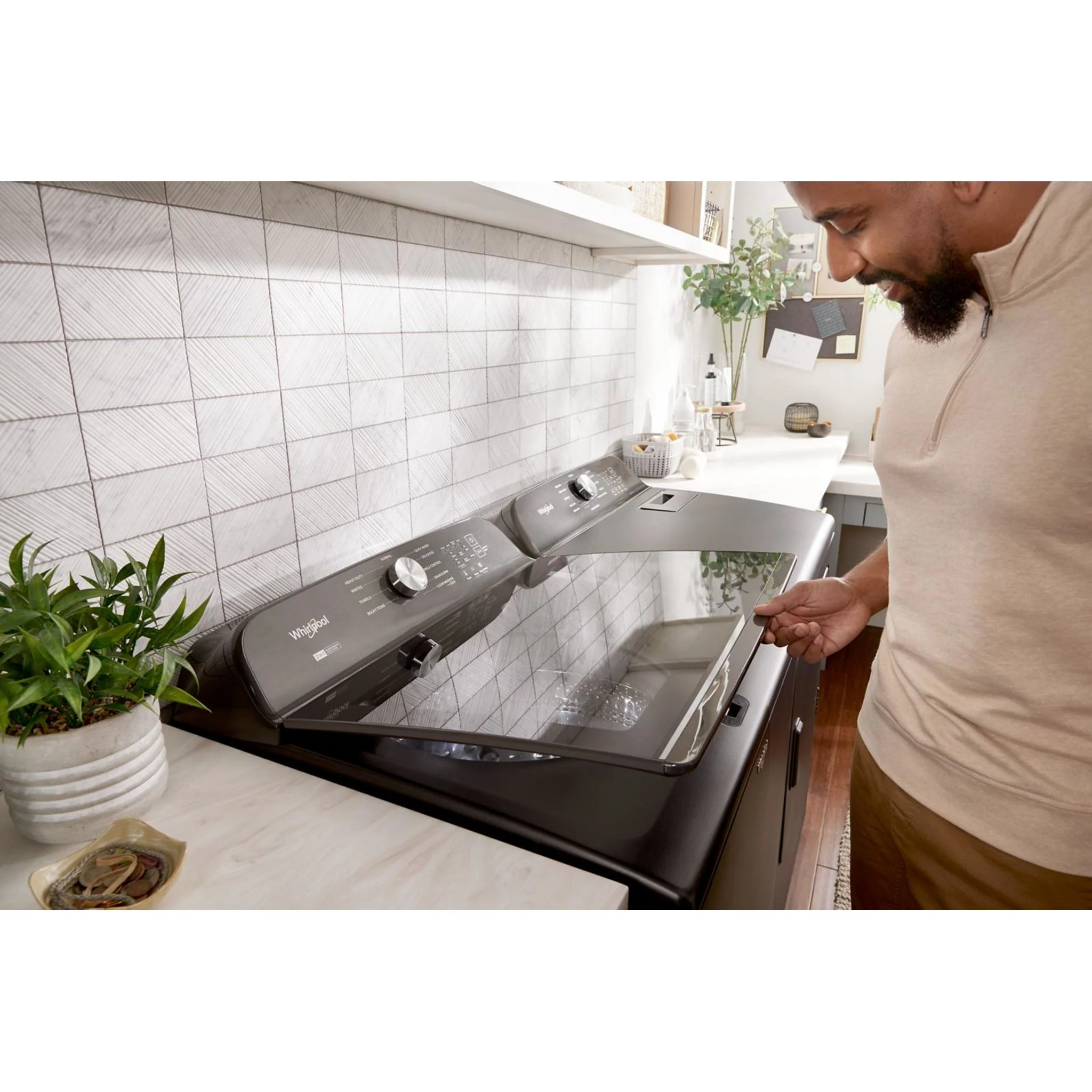 Whirlpool 7.0 Cu. Ft. Top Load Gas Dryer with Moisture Sensor -White (WGD6150PW) - Image 28