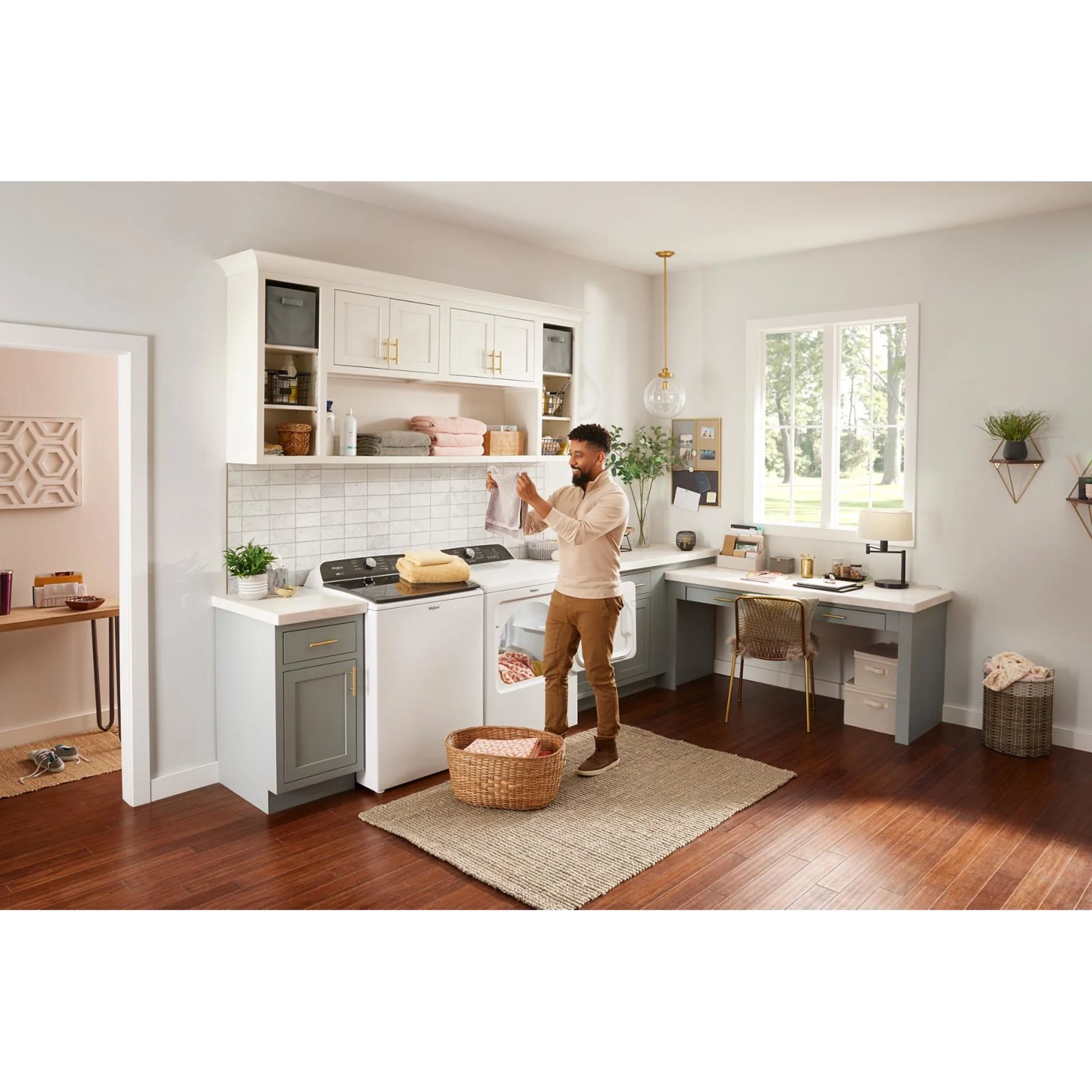 Whirlpool 7.0 Cu. Ft. Top Load Gas Dryer with Moisture Sensor -White (WGD6150PW) - Image 32
