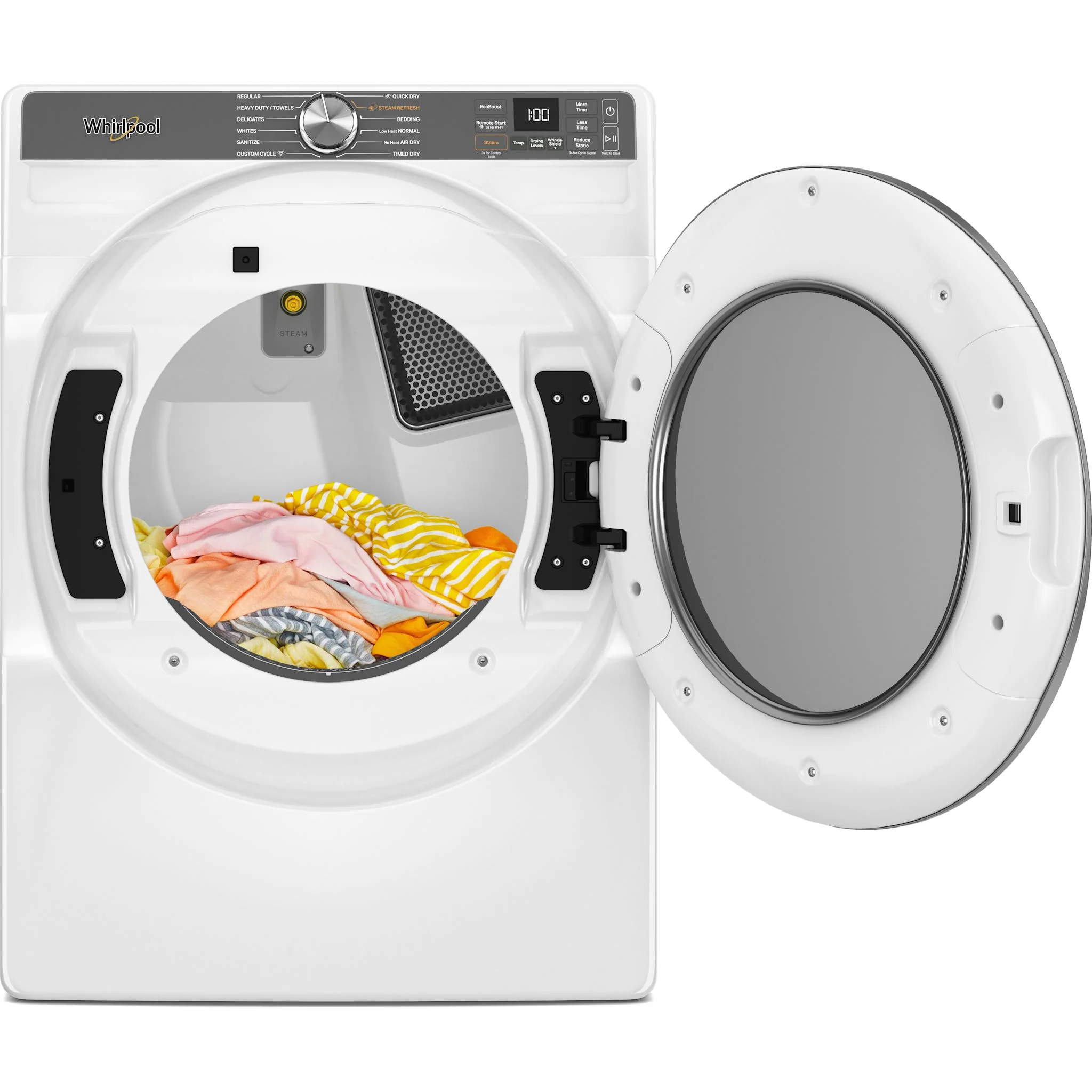 Whirlpool 7.4 cu. ft. Smart Front Load ENERGY STAR Certified Gas Dryer with Steam Capabilities -White (WGD6720RW) - Image 5