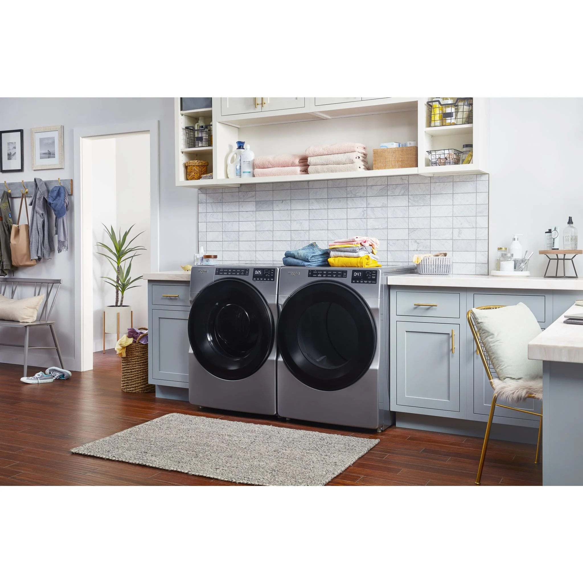 Whirlpool Front Load Pair (1564160K) - Chrome Shadow - Image 2