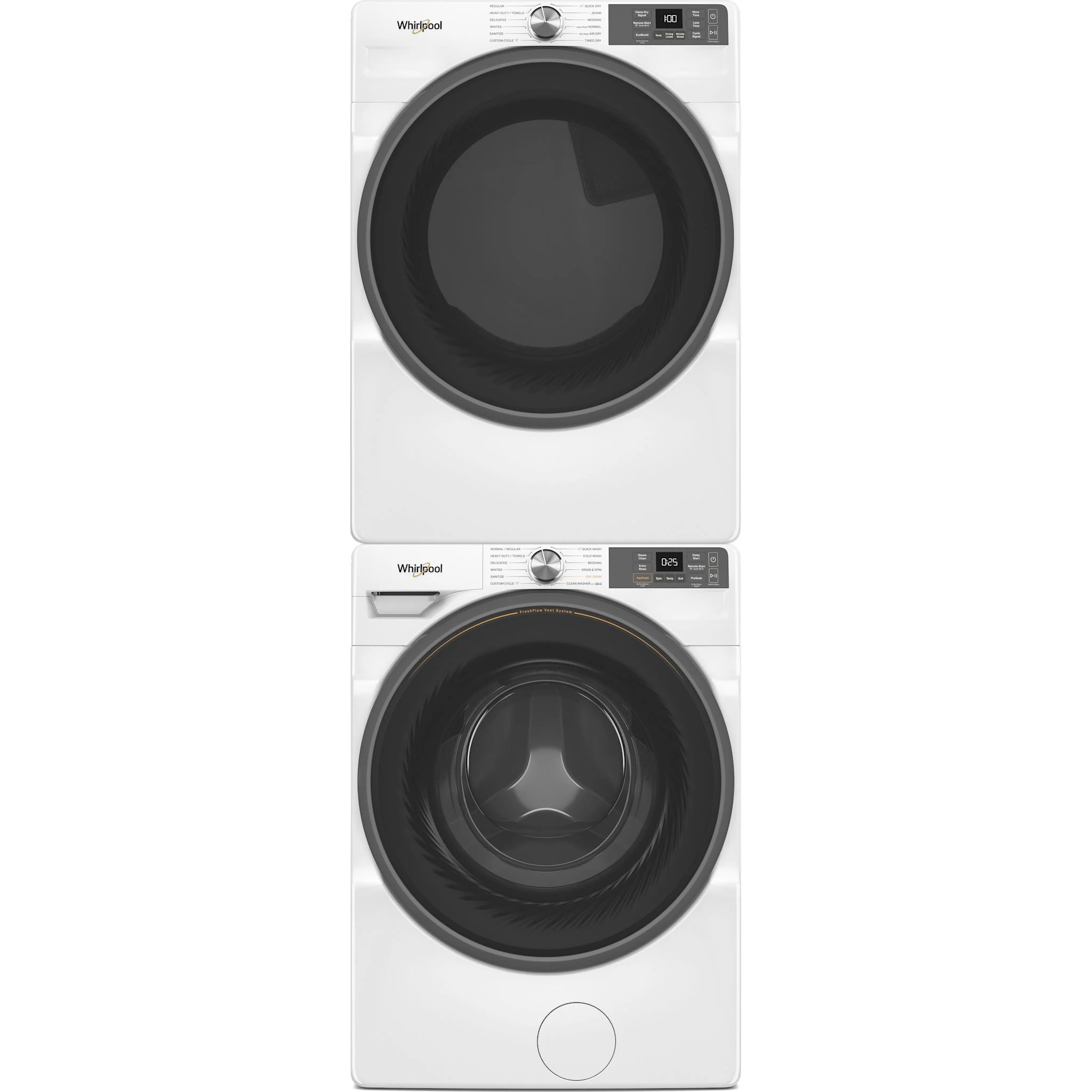 Whirlpool Front Load Pair (WFW5720RW-YWED5720RW ) - Image 3