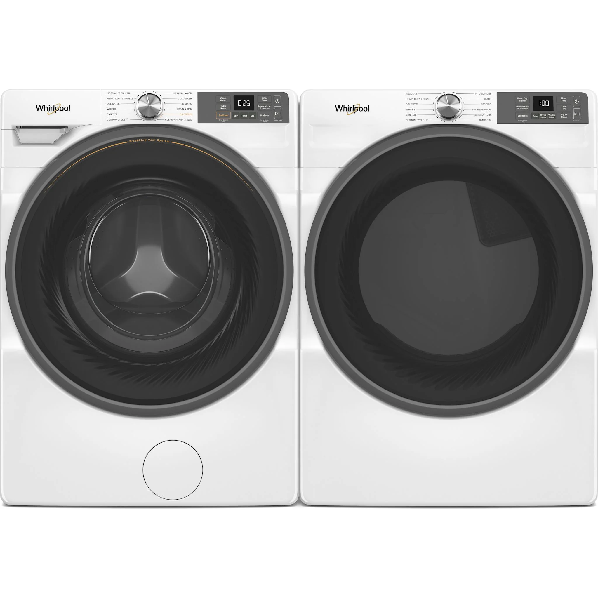 Whirlpool Front Load Pair (WFW5720RW-YWED5720RW ) - Image 5