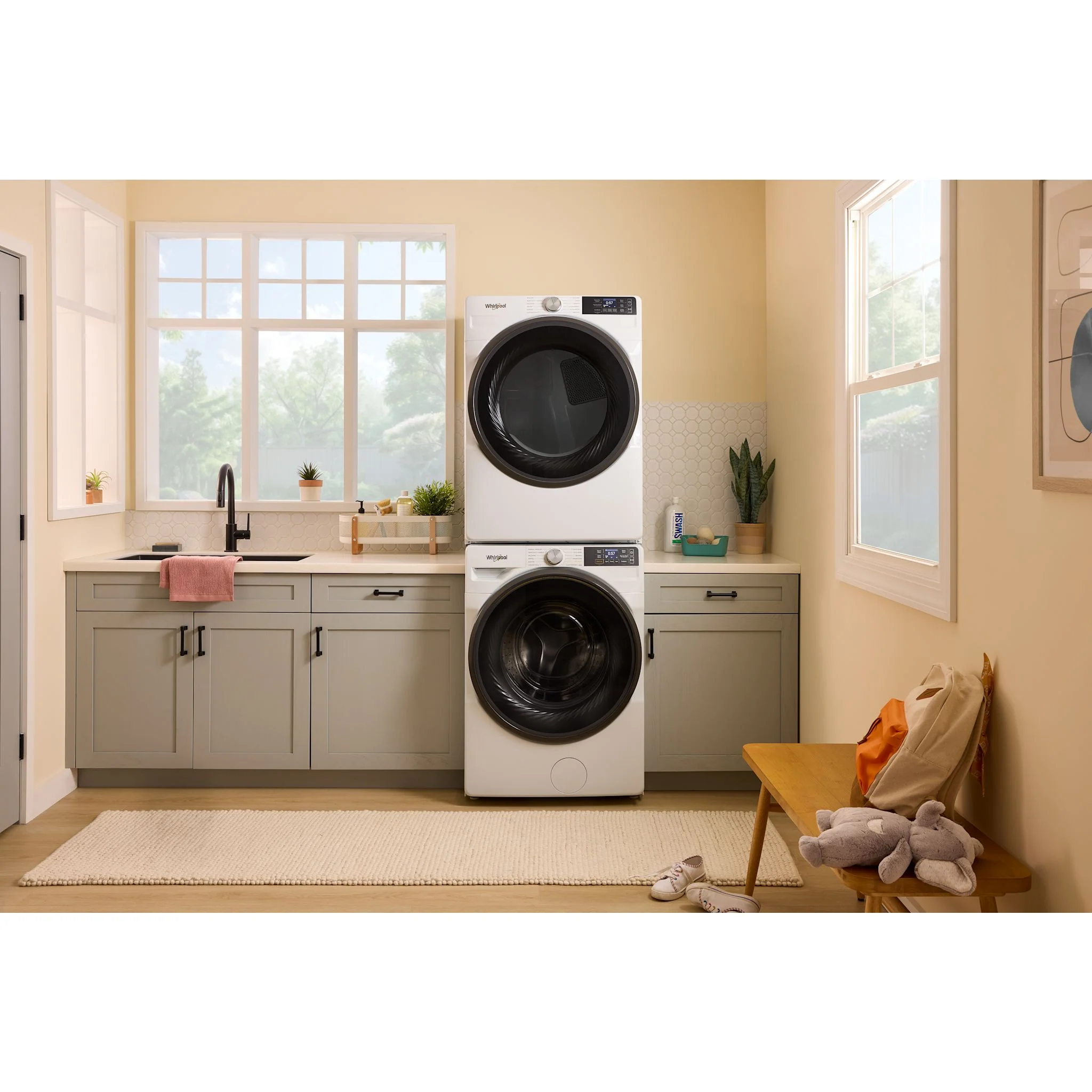 Whirlpool Front Load Pair (WFW5720RW-YWED5720RW ) - Image 6