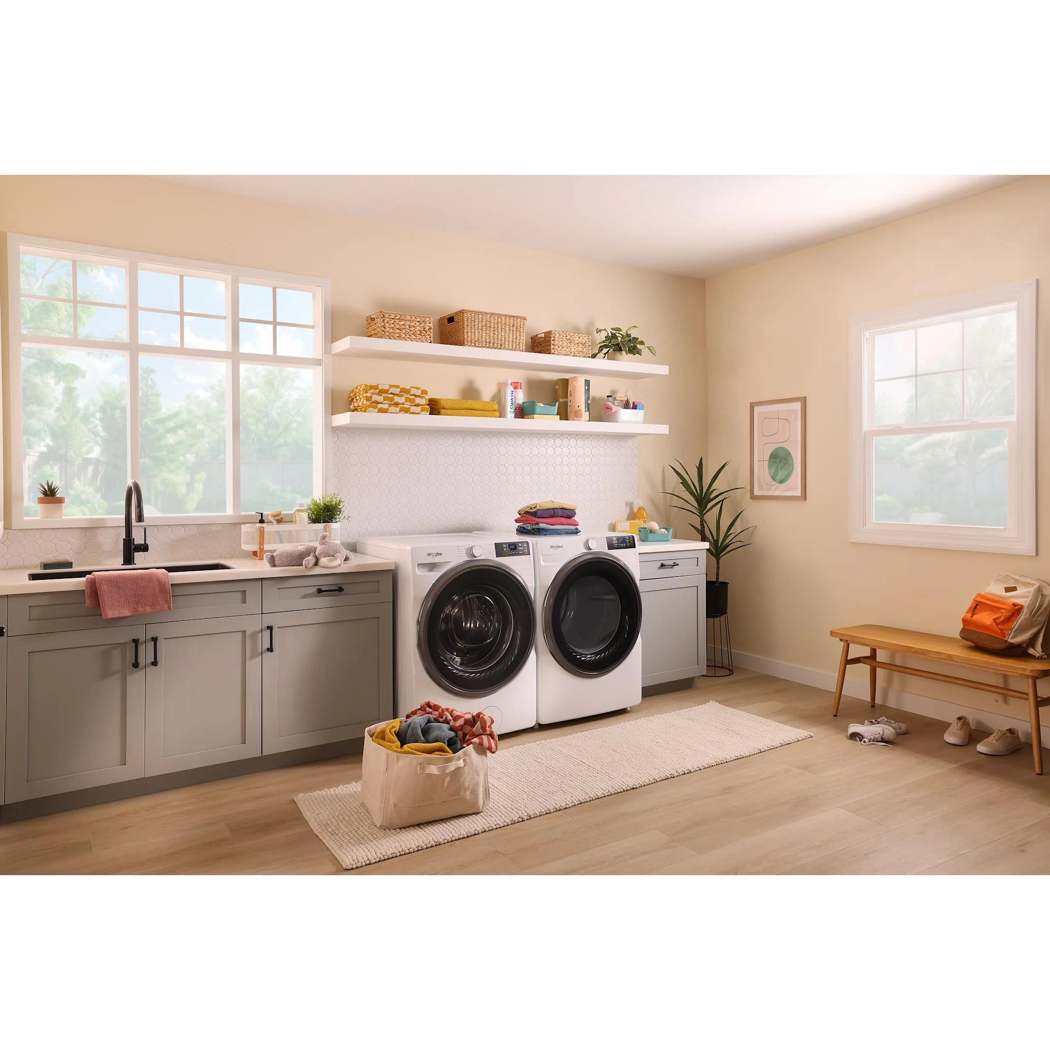 Whirlpool Front Load Pair (WFW5720RW-YWED5720RW ) - Image 7