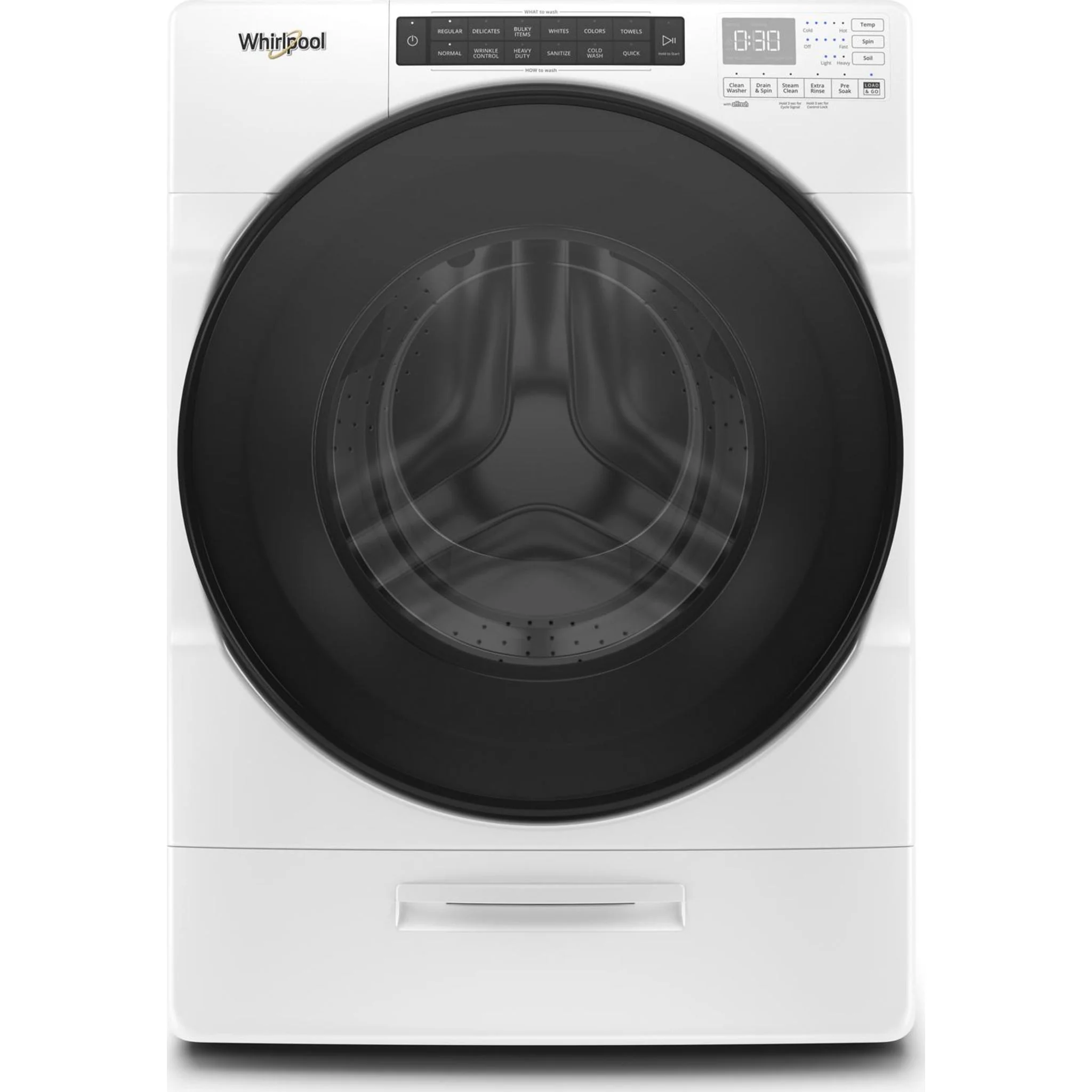 Whirlpool 5.2 cu. ft. I.E.C. Closet-Depth Front Load Washer with Load & Go XL Dispenser (WFW6620HW) - Image 15