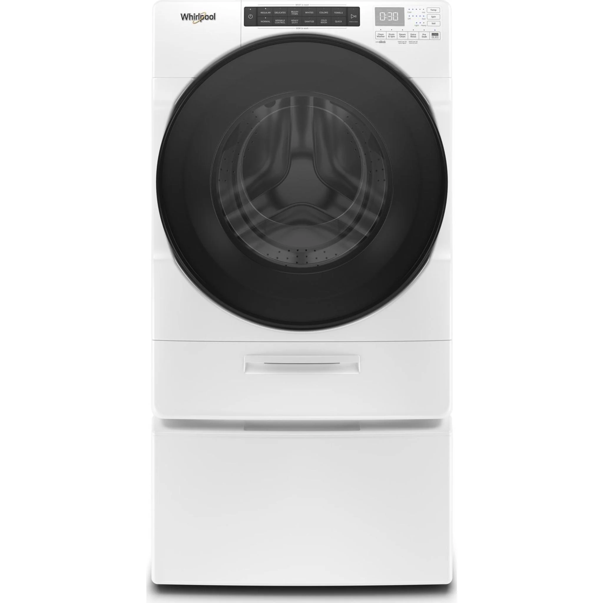 Whirlpool 5.2 cu. ft. I.E.C. Closet-Depth Front Load Washer with Load & Go XL Dispenser (WFW6620HW) - Image 18
