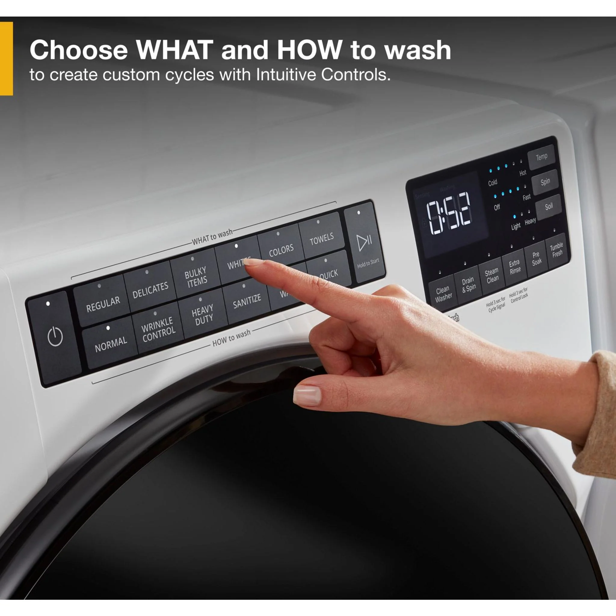 Whirlpool 5.2 cu. ft. I.E.C. Front Load Washer with Quick Wash Cycle (WFW5605MW) - Image 14