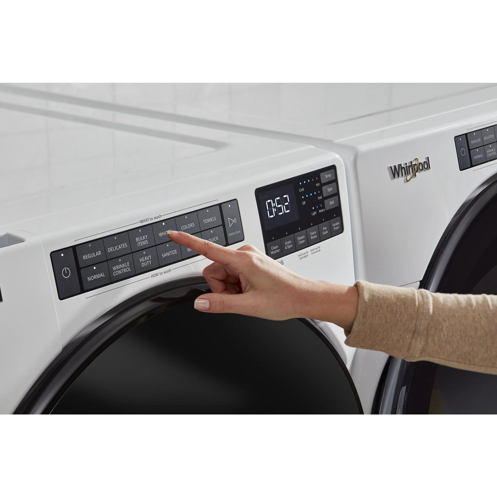 Whirlpool 5.2 cu. ft. I.E.C. Front Load Washer with Quick Wash Cycle (WFW5605MW) - Image 39