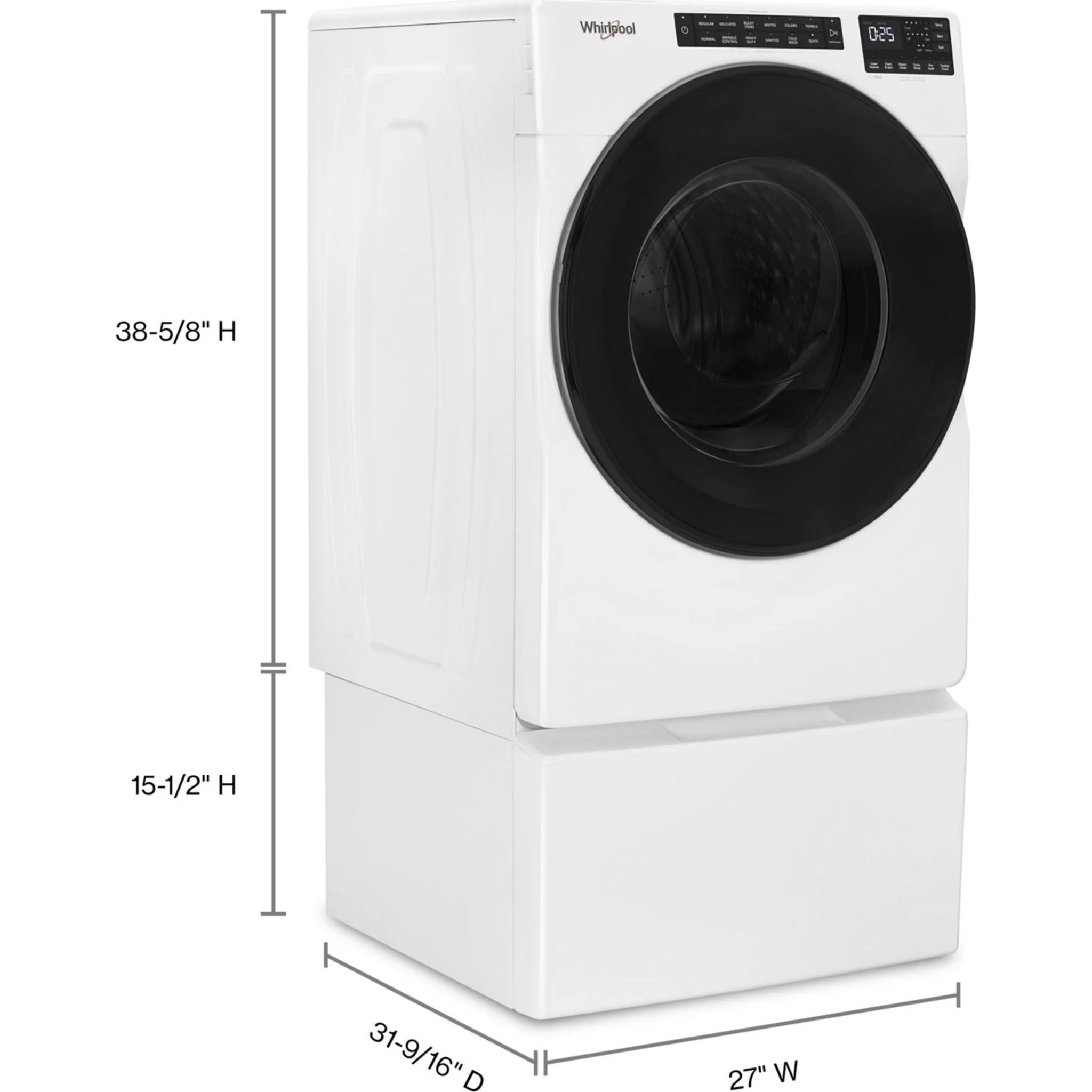 Whirlpool 5.2 cu. ft. I.E.C. Front Load Washer with Quick Wash Cycle (WFW5605MW) - Image 44