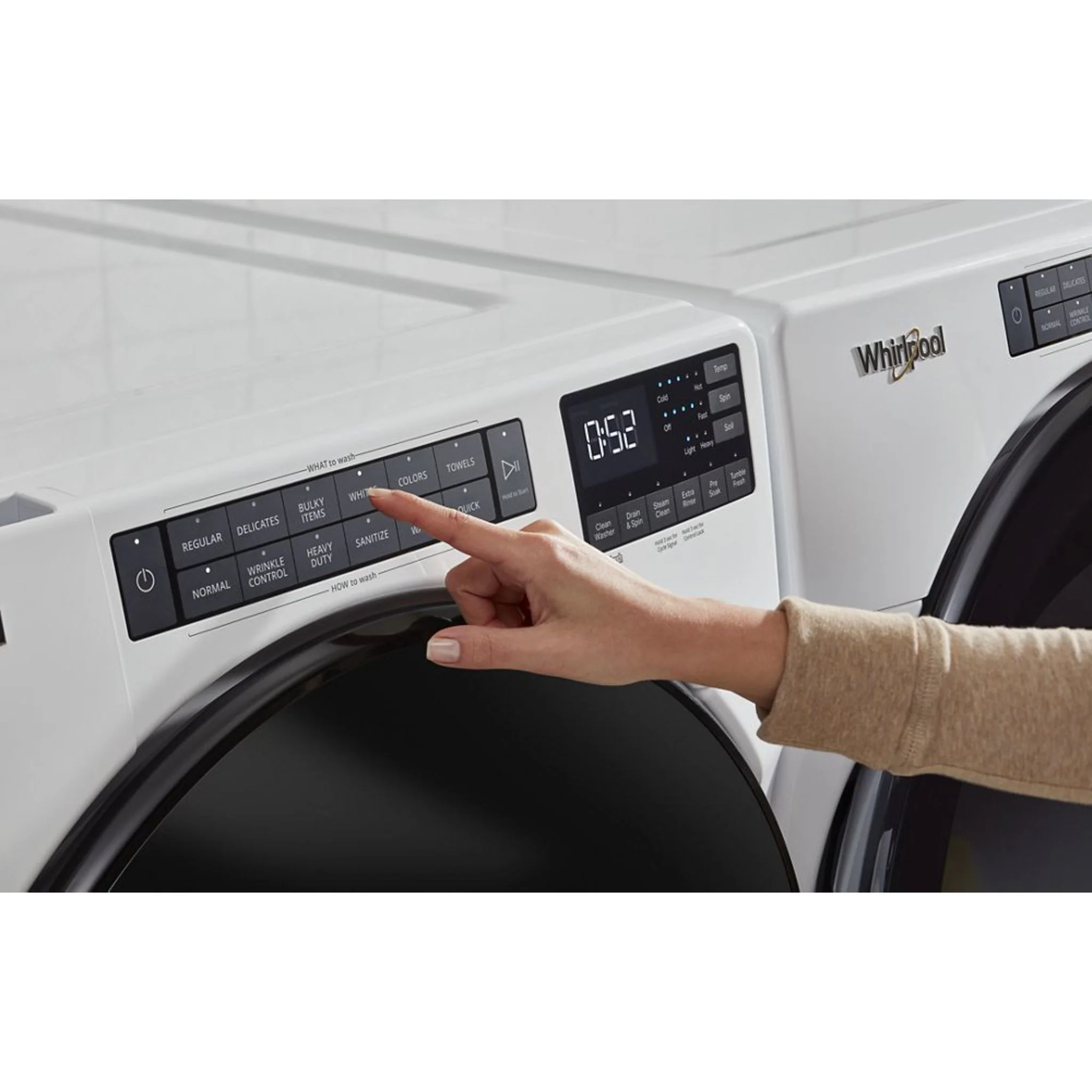 Whirlpool 5.2 cu. ft. I.E.C. Front Load Washer with Quick Wash Cycle (WFW5605MW) - Image 47