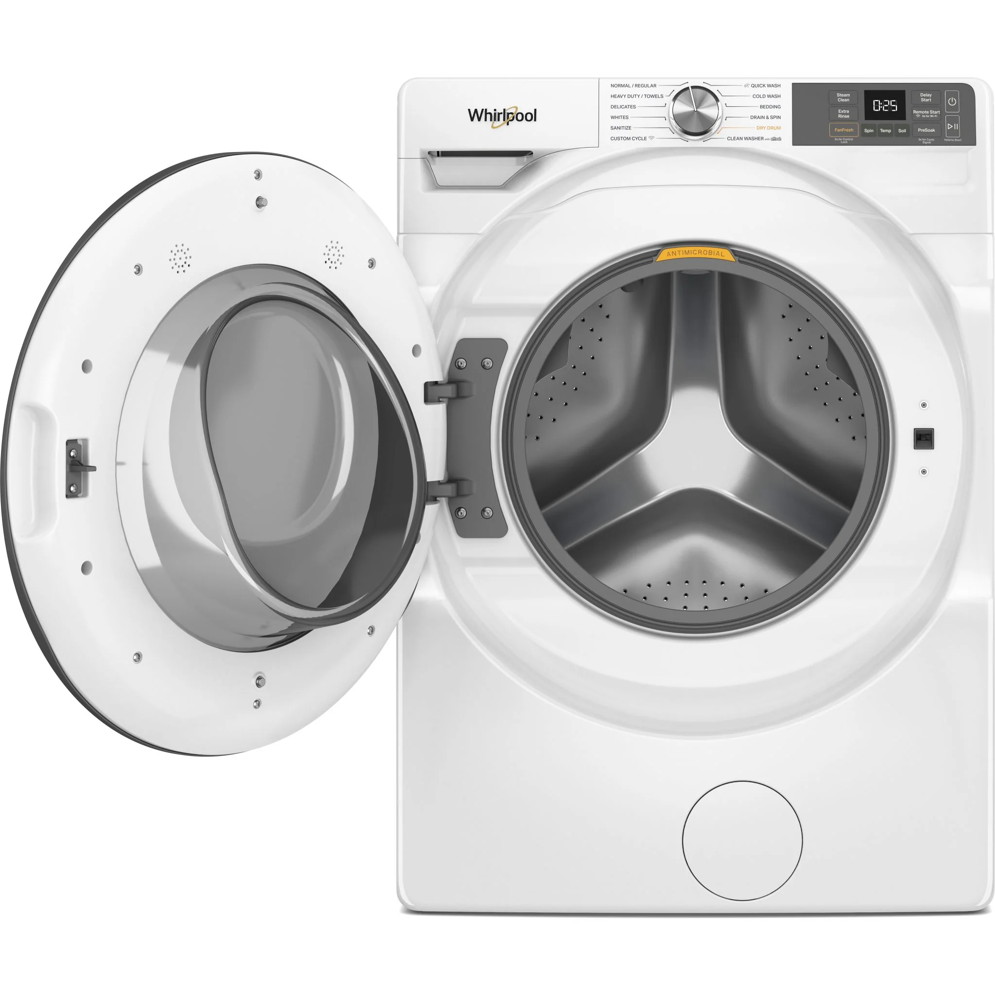 Whirlpool 5.2 cu. ft. Smart Front Load ENERGY STAR Certified Washer with FreshFlowVent System -White (WFW5720RW) - Image 5