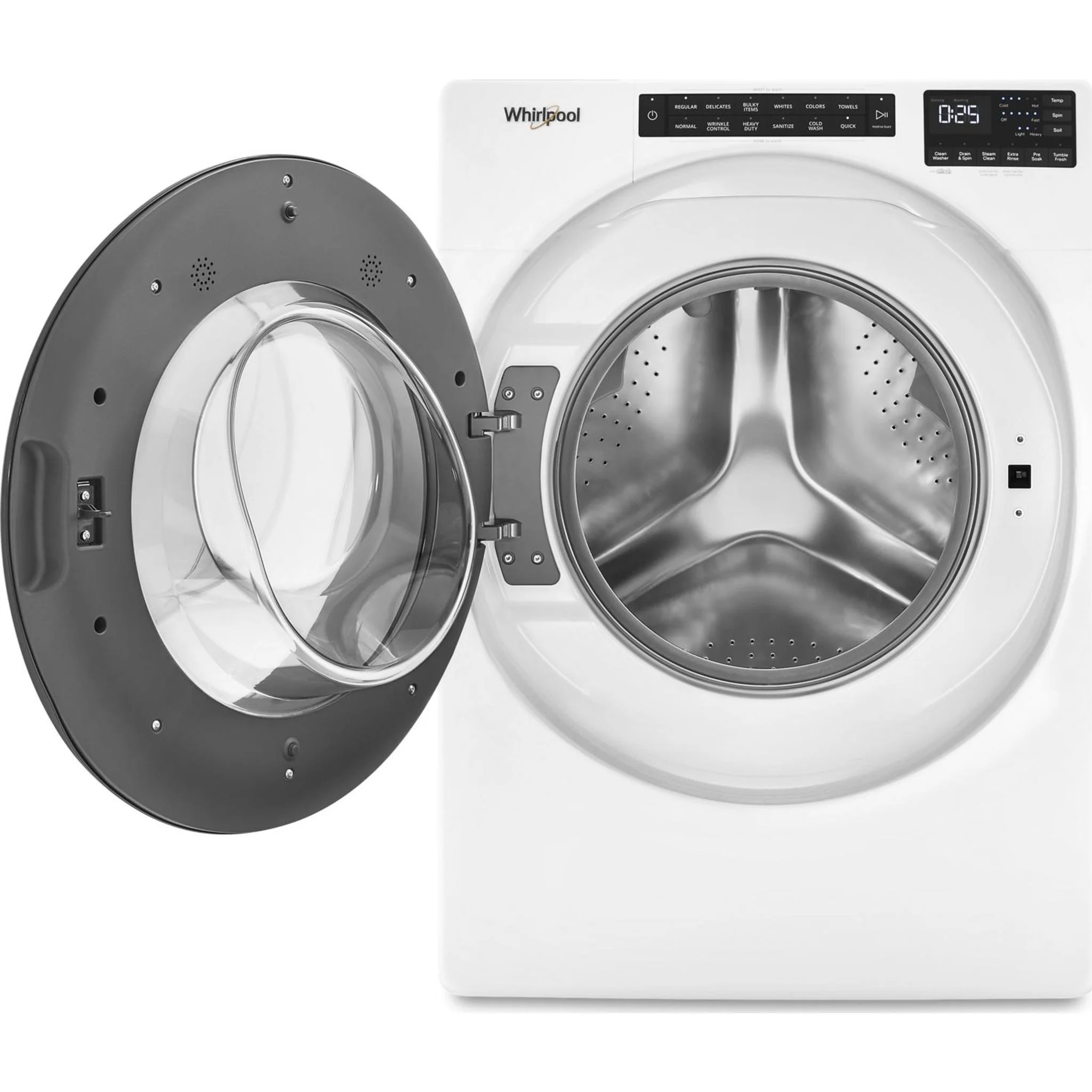 Whirlpool 5.8 cu. ft. I.E.C. Front Load Washer with Quick Wash Cycle (WFW6605MW) - Image 2