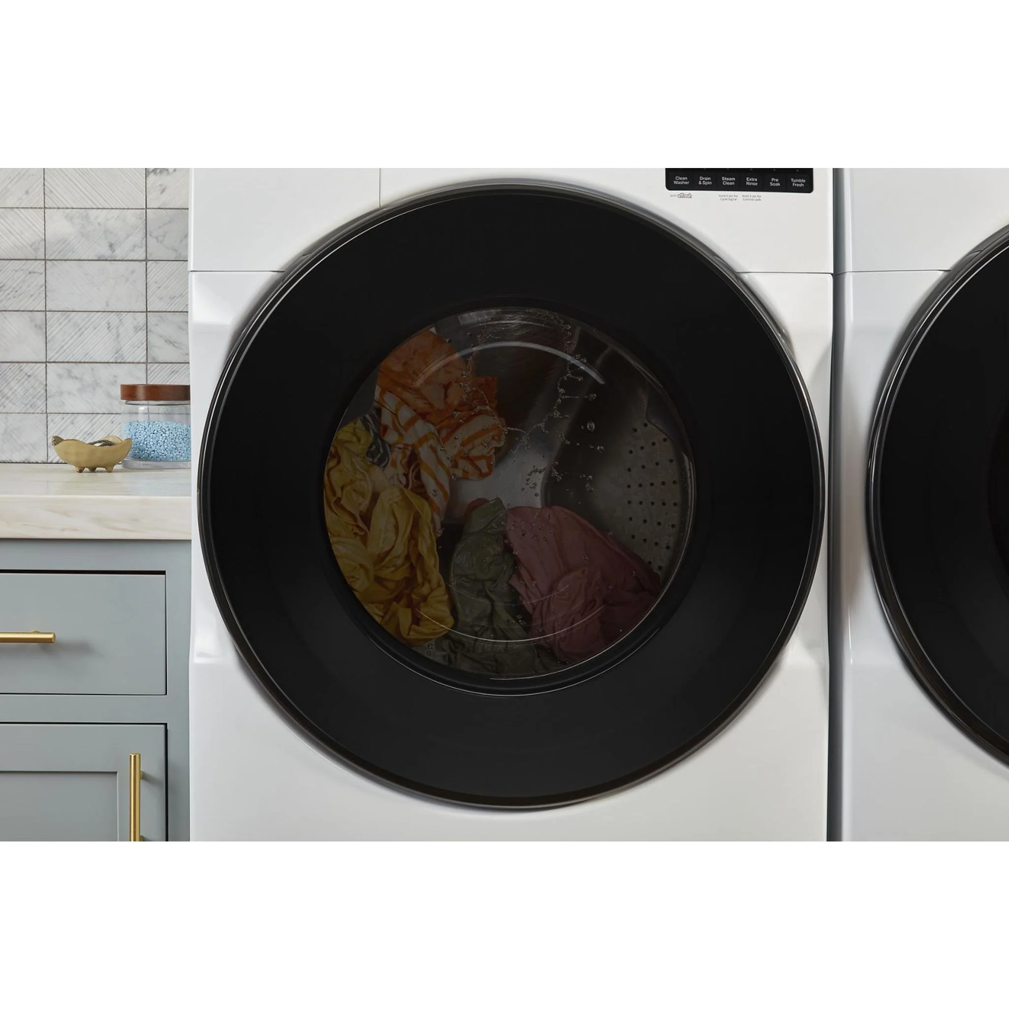 Whirlpool 5.8 cu. ft. I.E.C. Front Load Washer with Quick Wash Cycle (WFW6605MW) - Image 4