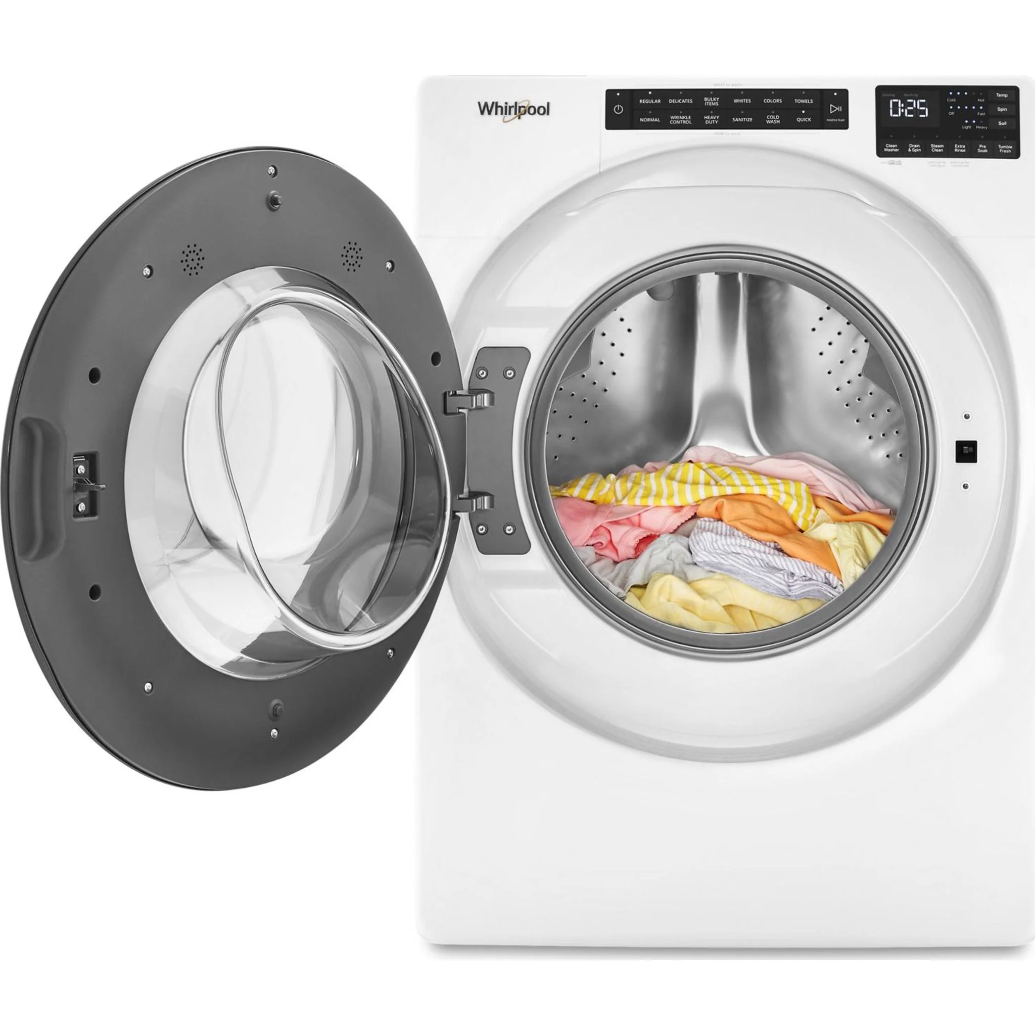 Whirlpool 5.8 cu. ft. I.E.C. Front Load Washer with Quick Wash Cycle (WFW6605MW) - Image 9