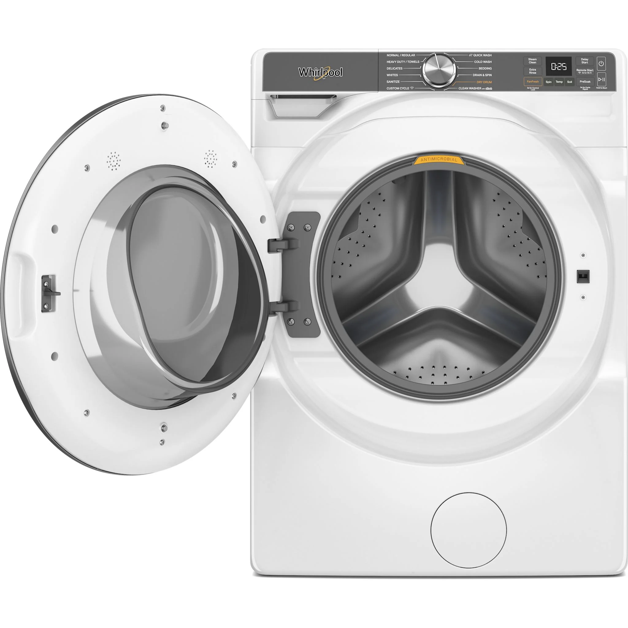 Whirlpool 5.8 cu. ft. Smart Front Load ENERGY STAR Certified Washer with FreshFlowVent System and AI Intelligent Wash -White (WFW6720RW) - Image 5
