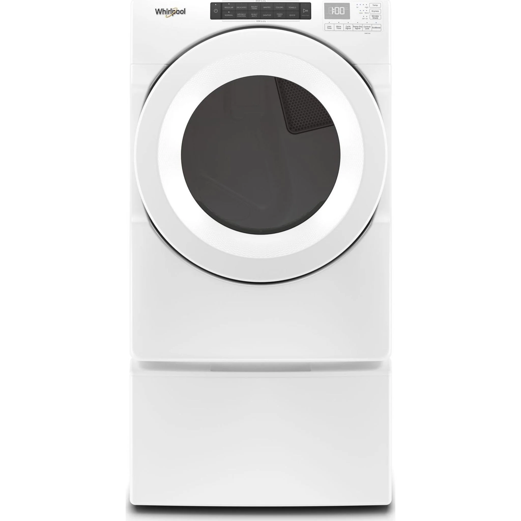 Whirlpool 7.4 cu. ft. Front Load Gas Dryer with Intuitive Touch Controls -White (WGD5620HW) - Image 11