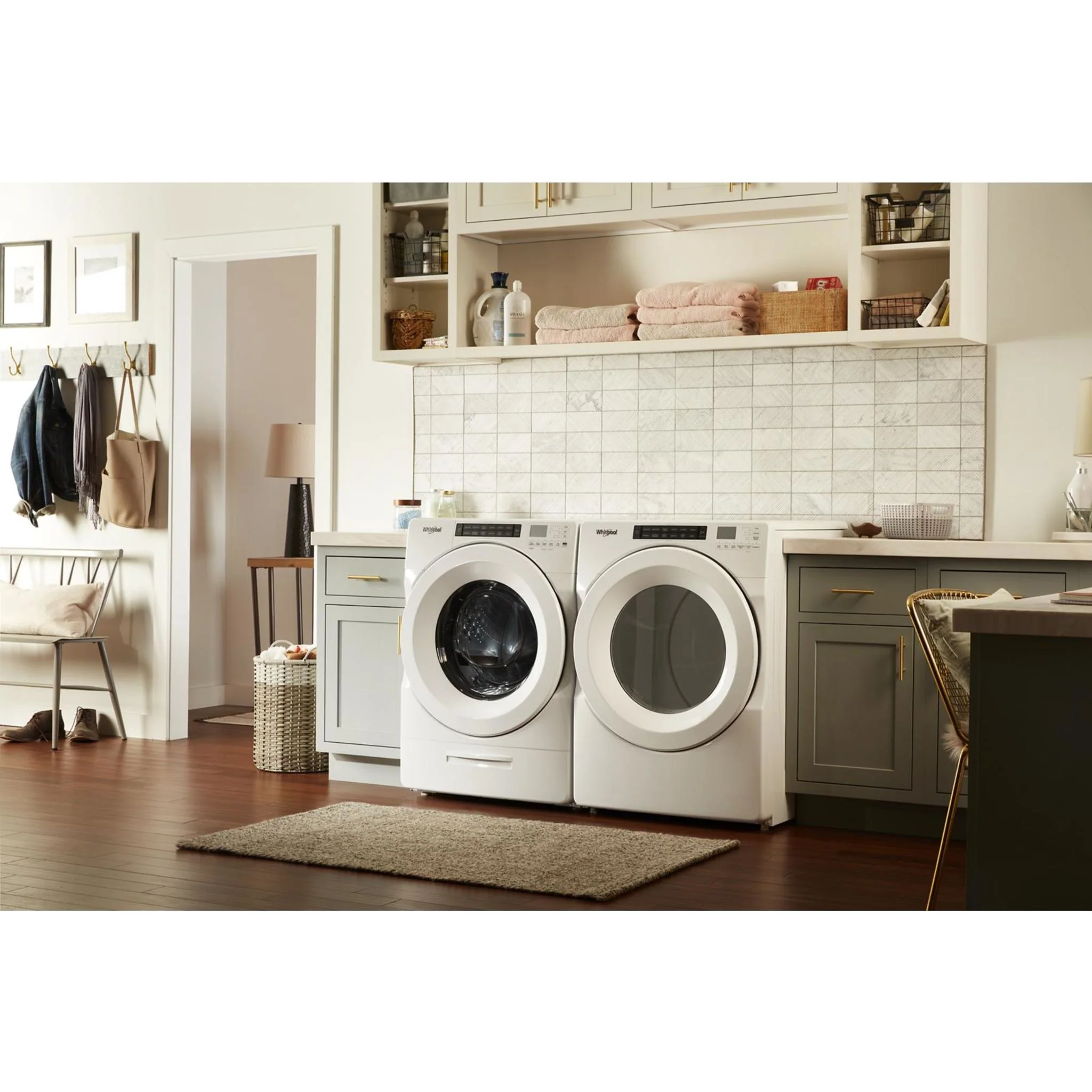 Whirlpool 7.4 cu. ft. Front Load Gas Dryer with Intuitive Touch Controls -White (WGD5620HW) - Image 20